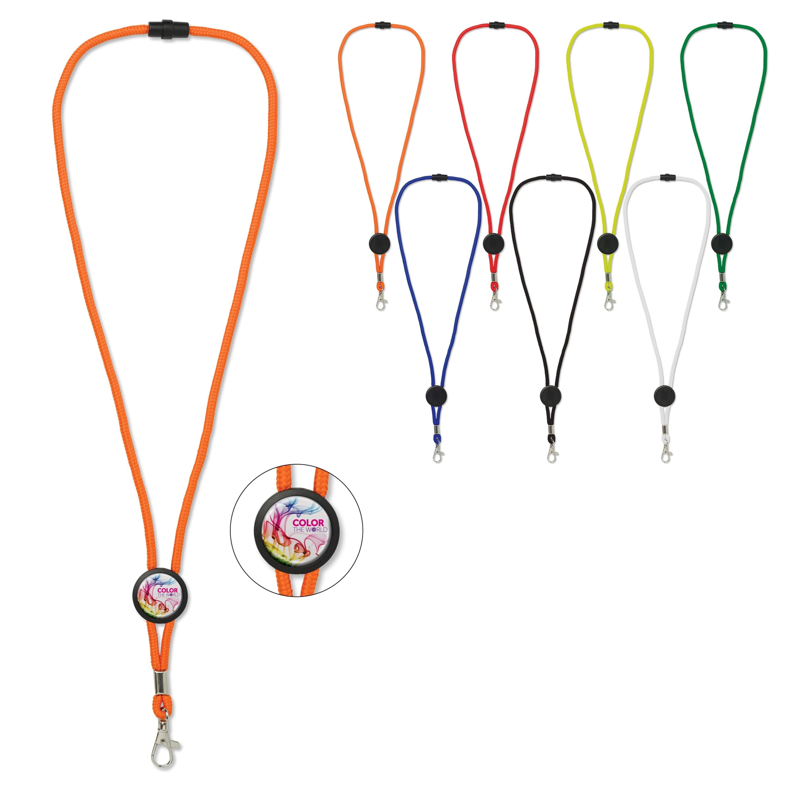 Paracord Lanyard - neon sortiment  -  gelb-262
