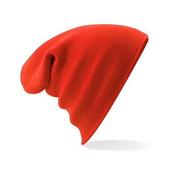 Original Cuffed Beanie - fire red-225