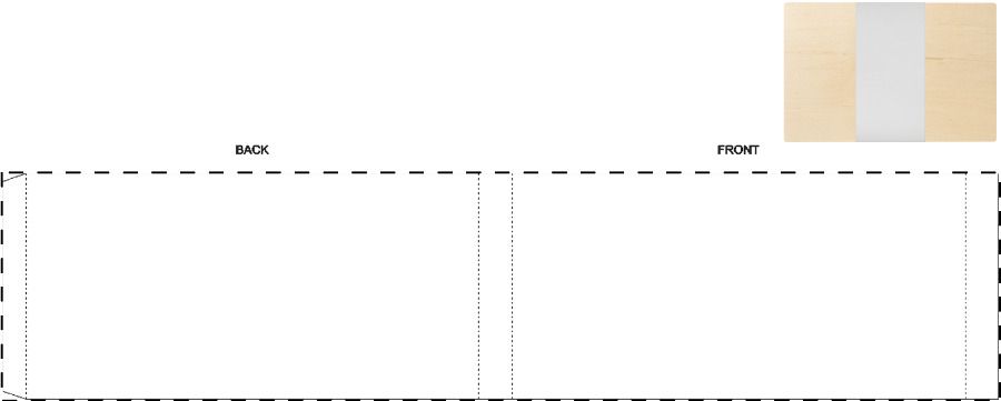 Veredelungsposition Maßgefertigte Papierbanderole