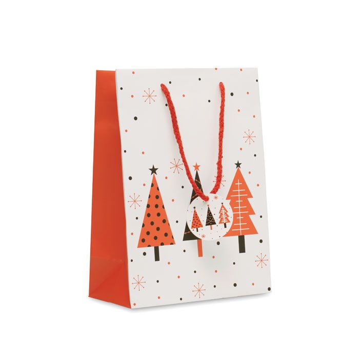 Geschenkpapiertüte, medium BOSSA MEDIUM - weiß-53