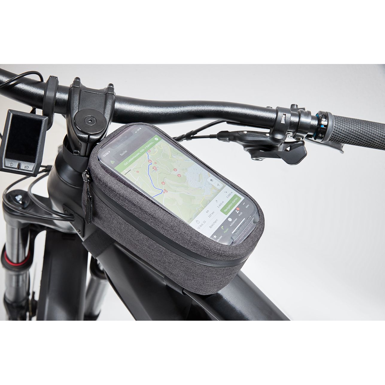 Fahrrad-Rahmentasche CYCLE - grau meliert-379