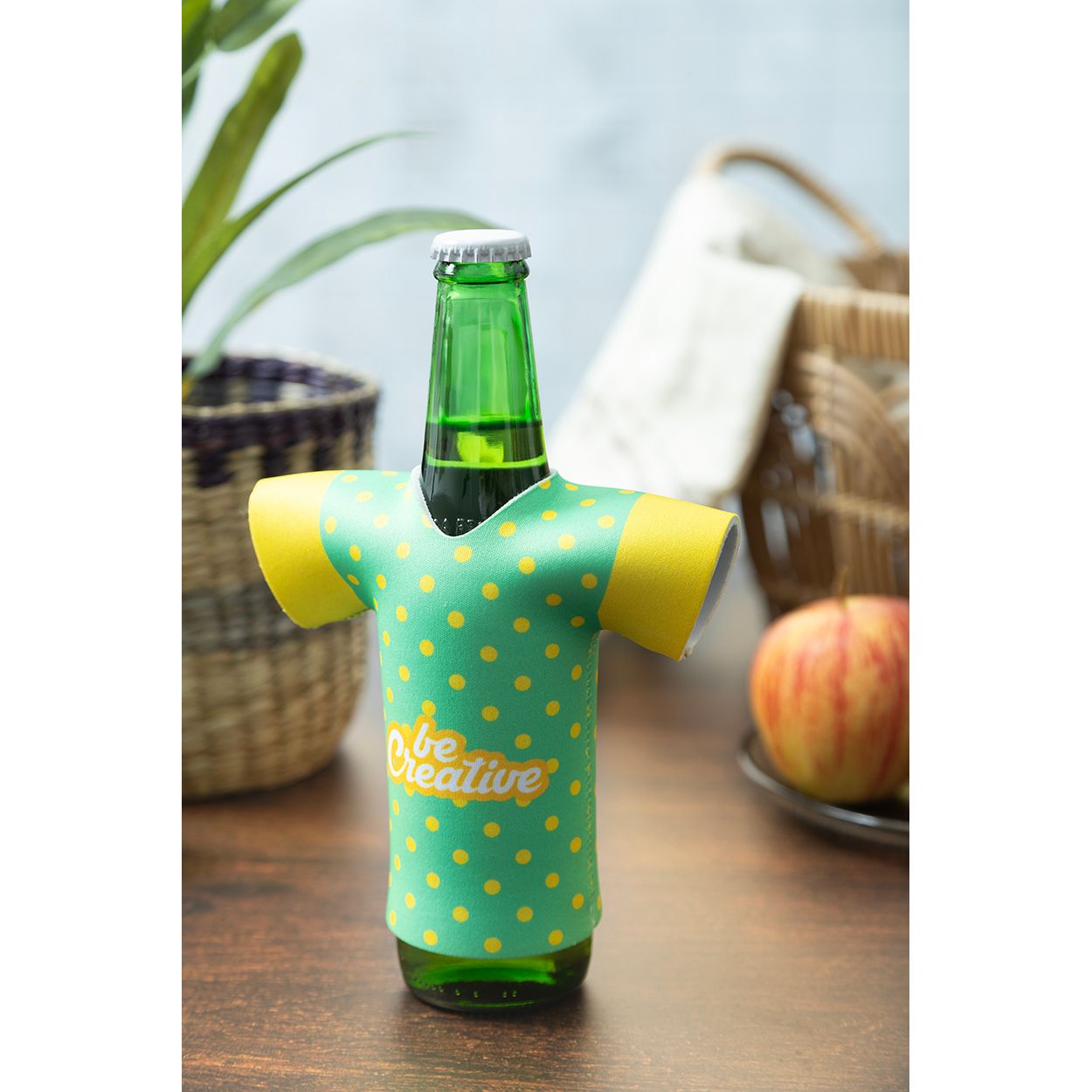 PrintBeer Bierflaschenkühler aus RPET - weiß-590