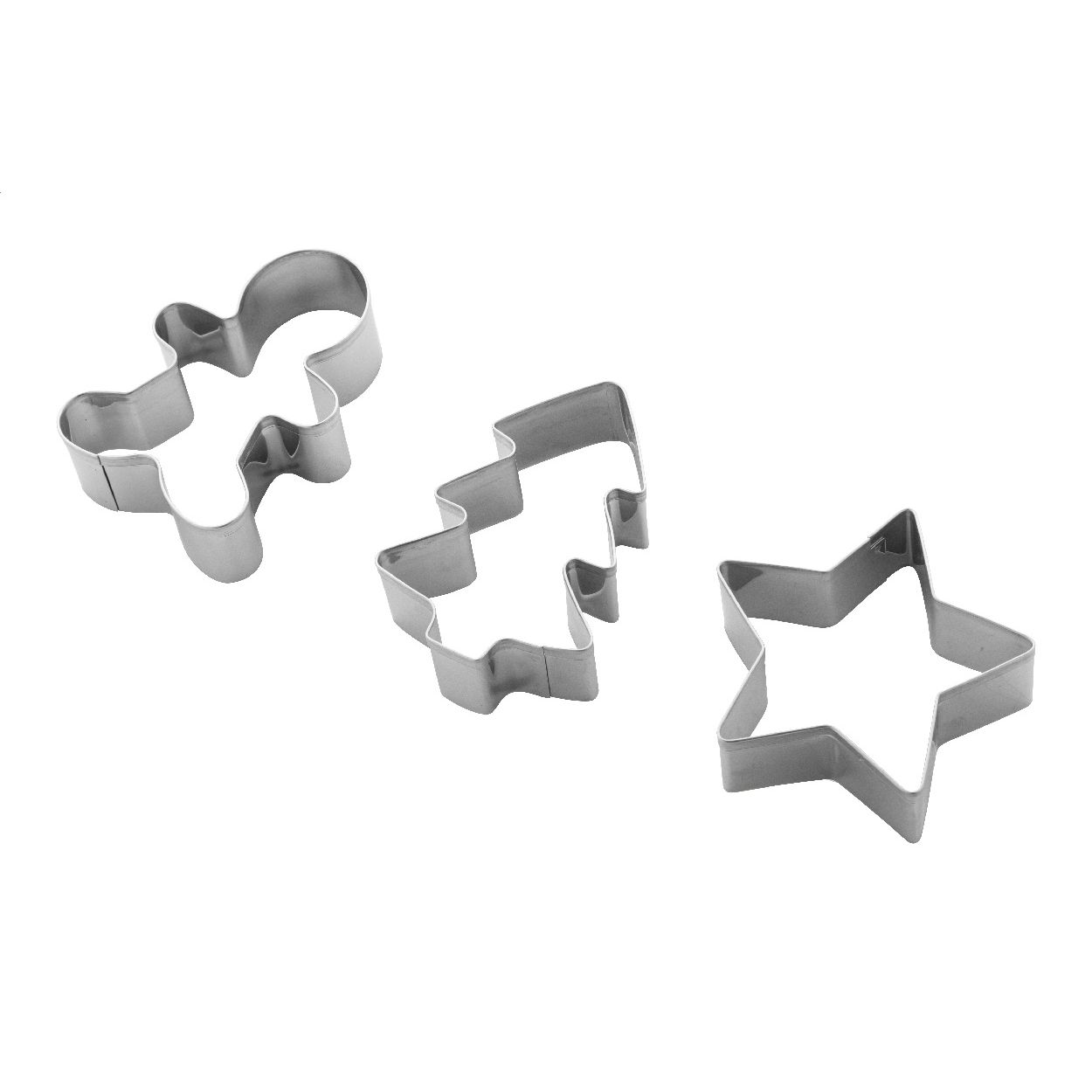 Pepparku Weihnachts-Ausstechformen-Set - silber-154