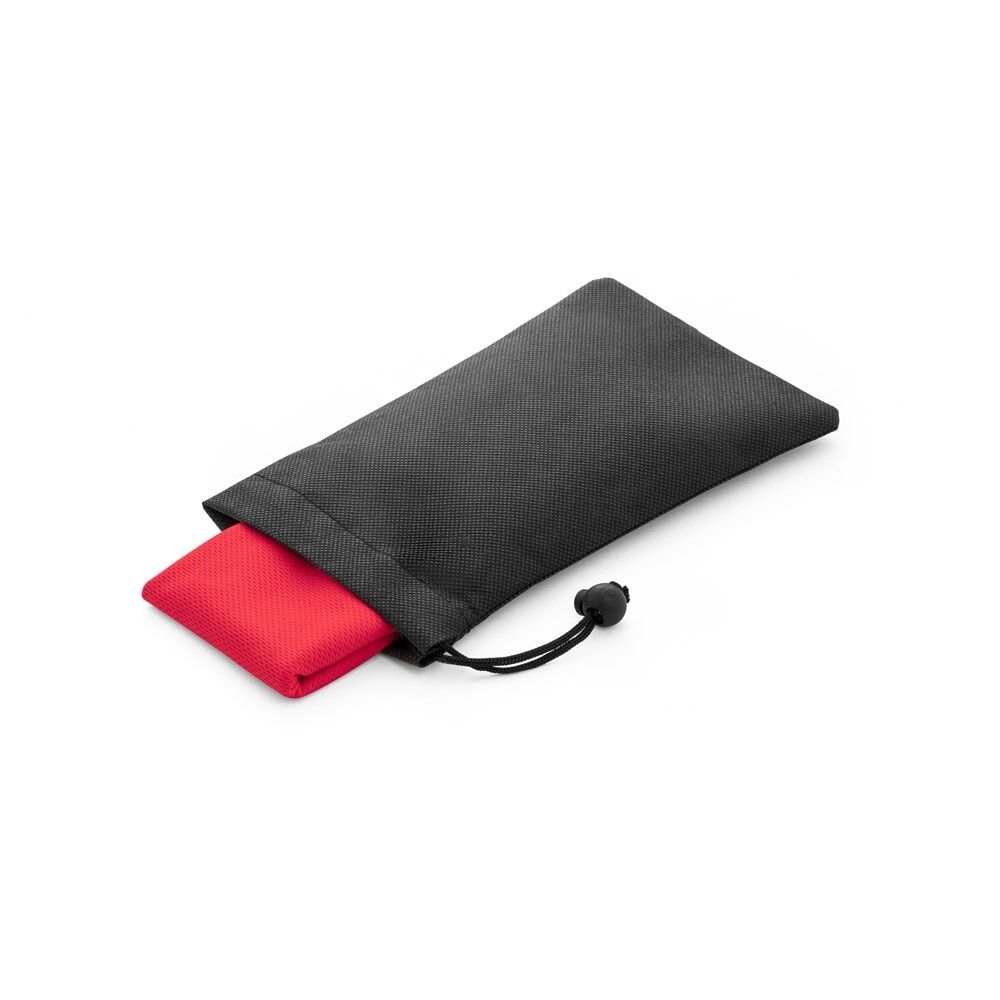 BERNAL Sporthandtuch aus recyceltem Polyester - rot-365