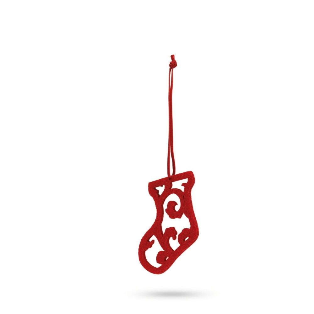 JUBANY Weihnachtsfiguren zum Aufhängen - rot-721