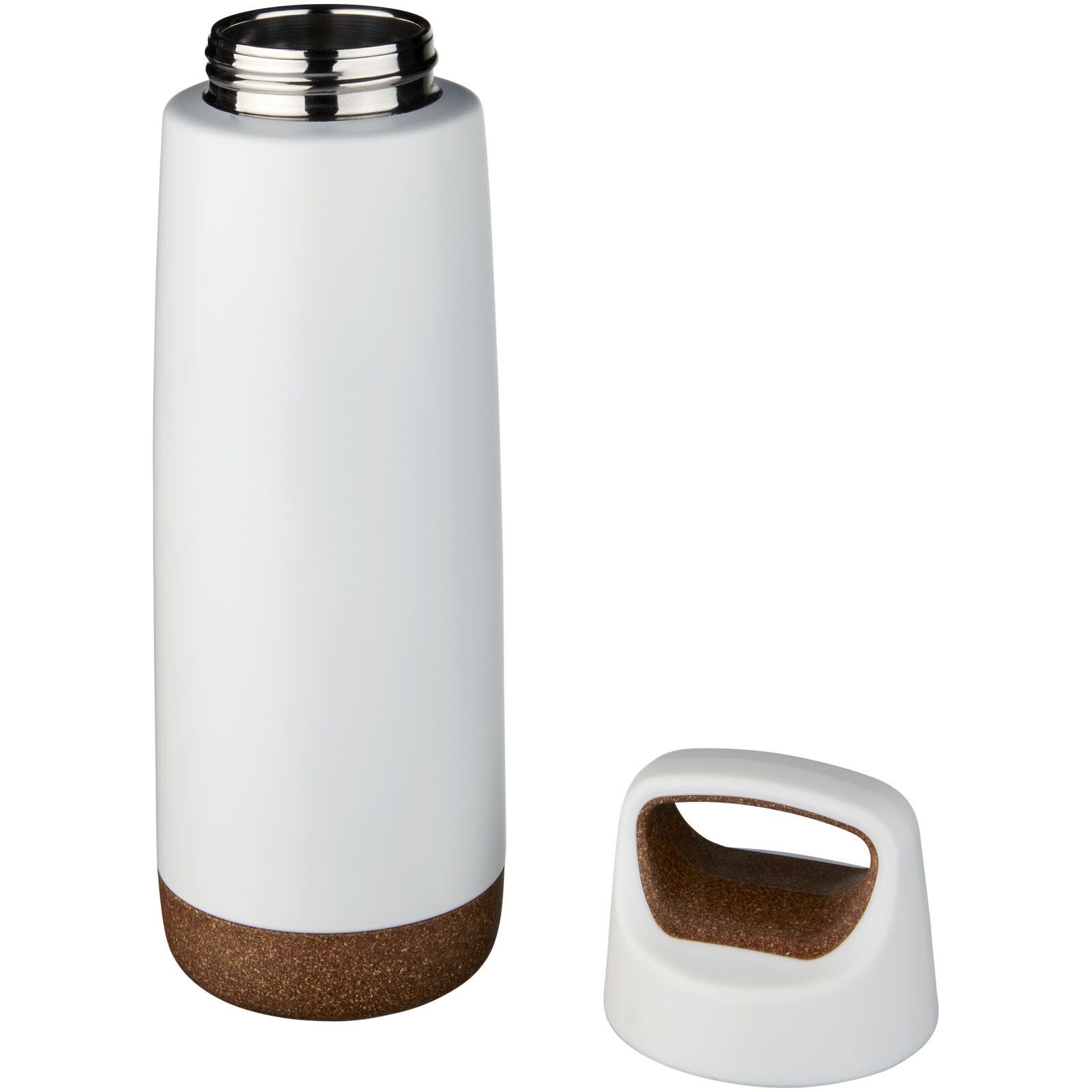Valhalla 600 ml Kupfer-Vakuum Isolierflasche - weiss-706