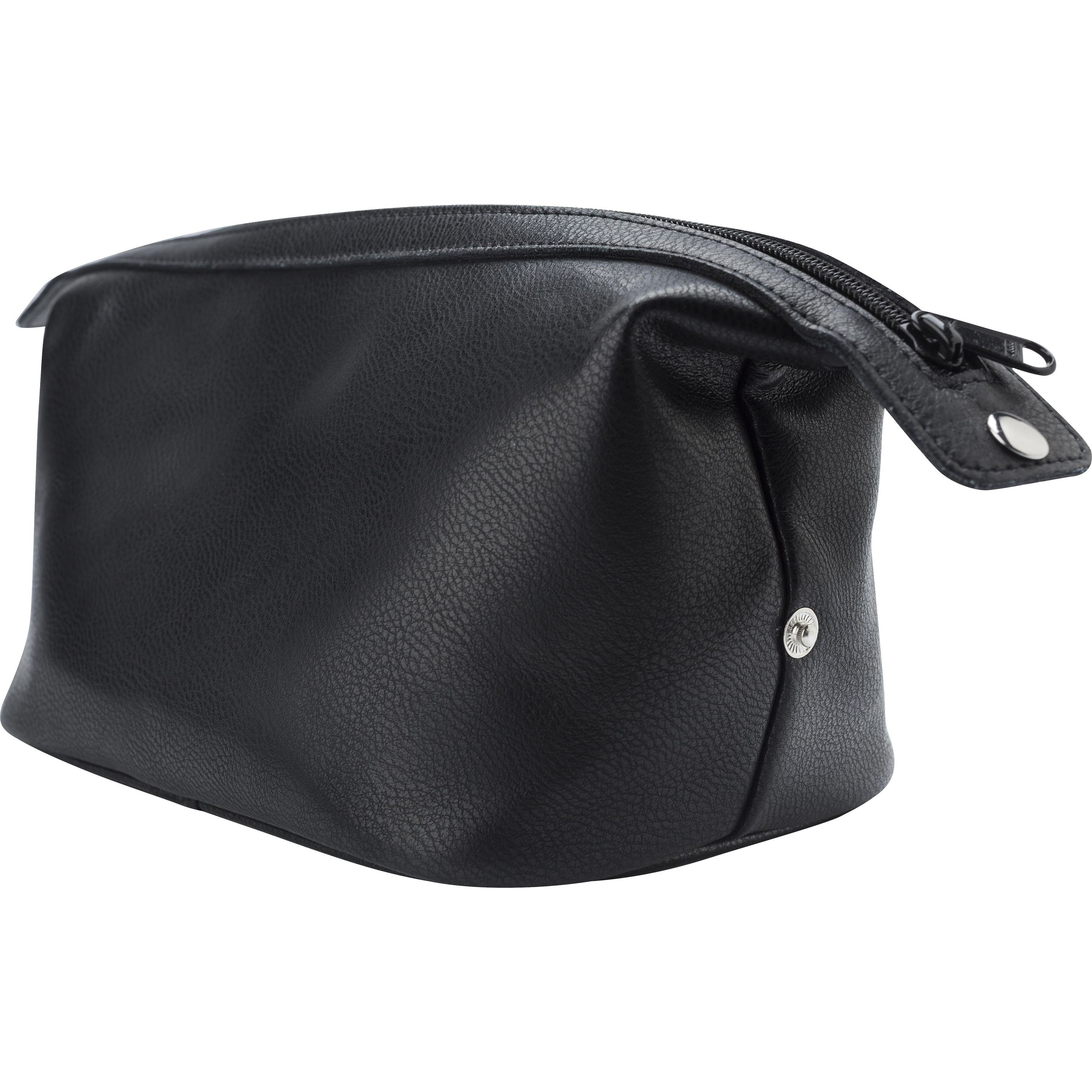 Leder-Kosmetiktasche Flynn - schwarz-592