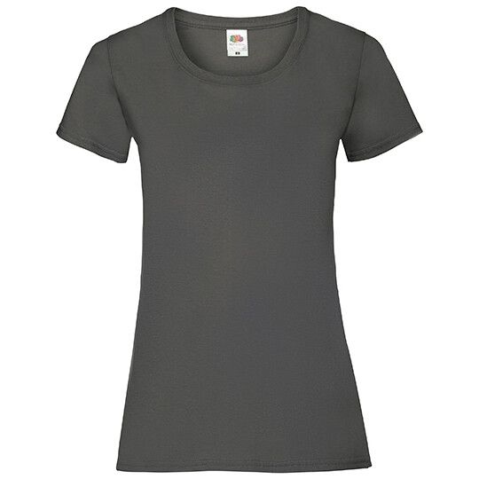 Ladies´ Valueweight T - light graphite solid-451