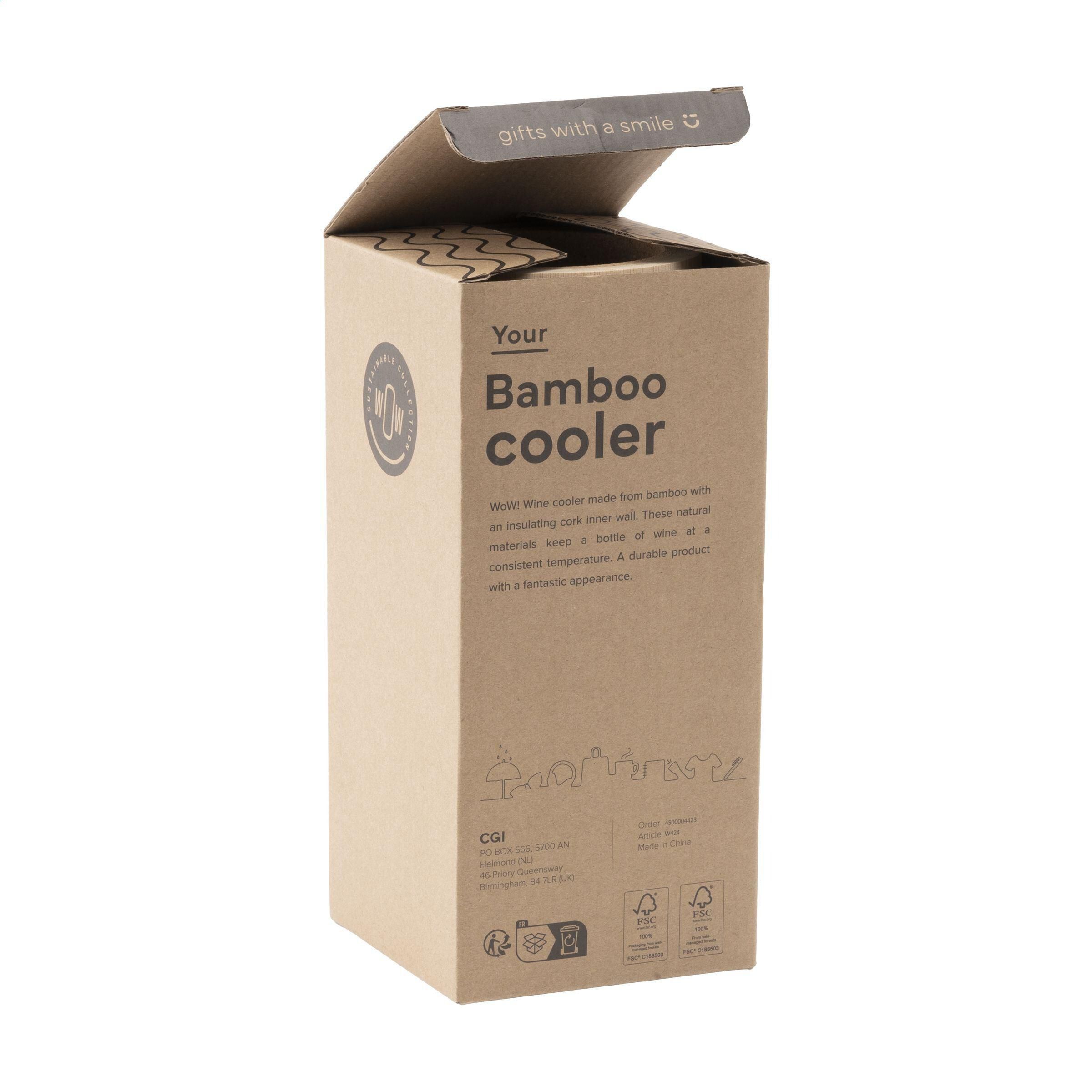 Bamboo Cooler Weinkühler - bambus-617