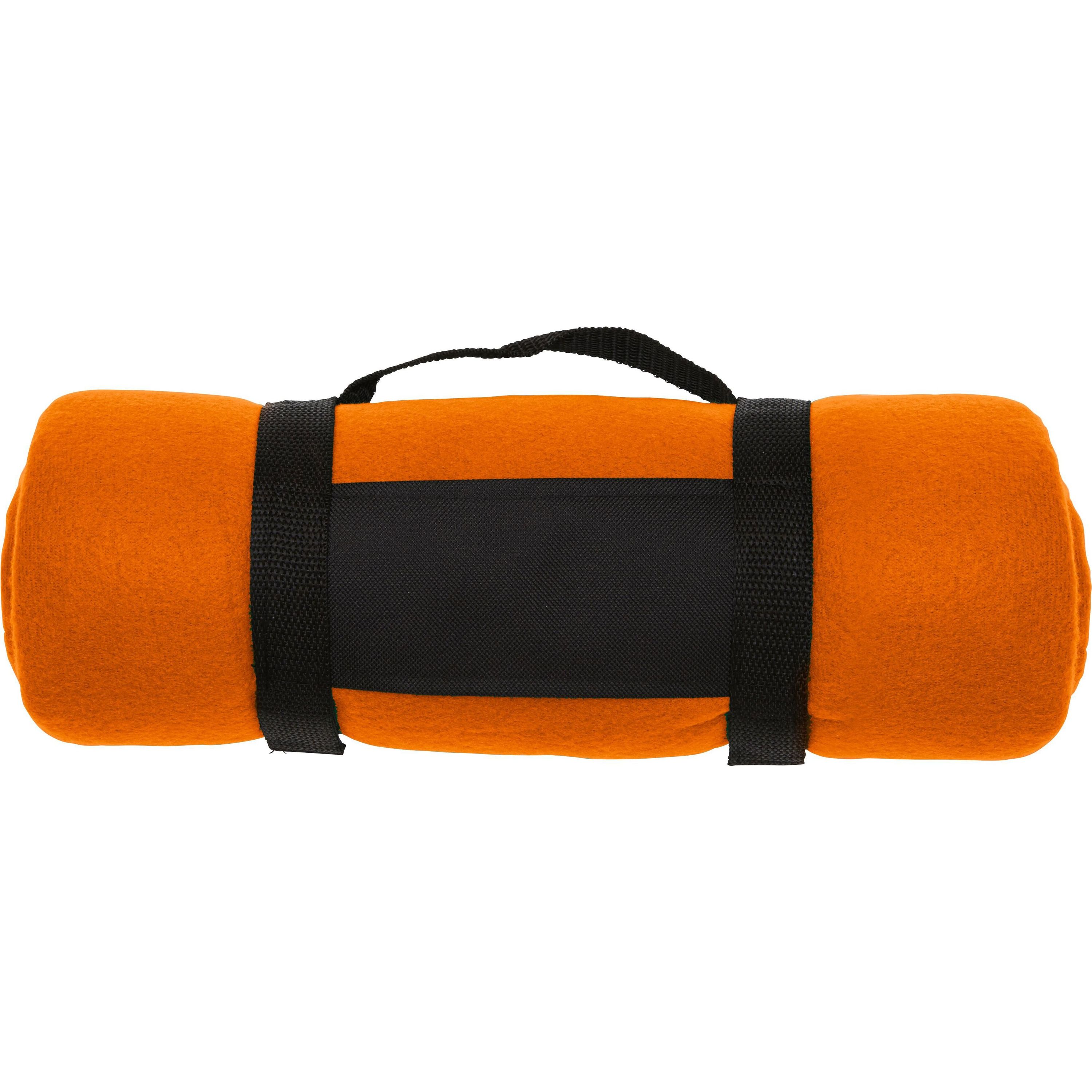 Fleece-Picknickdecke Nora - orange-827