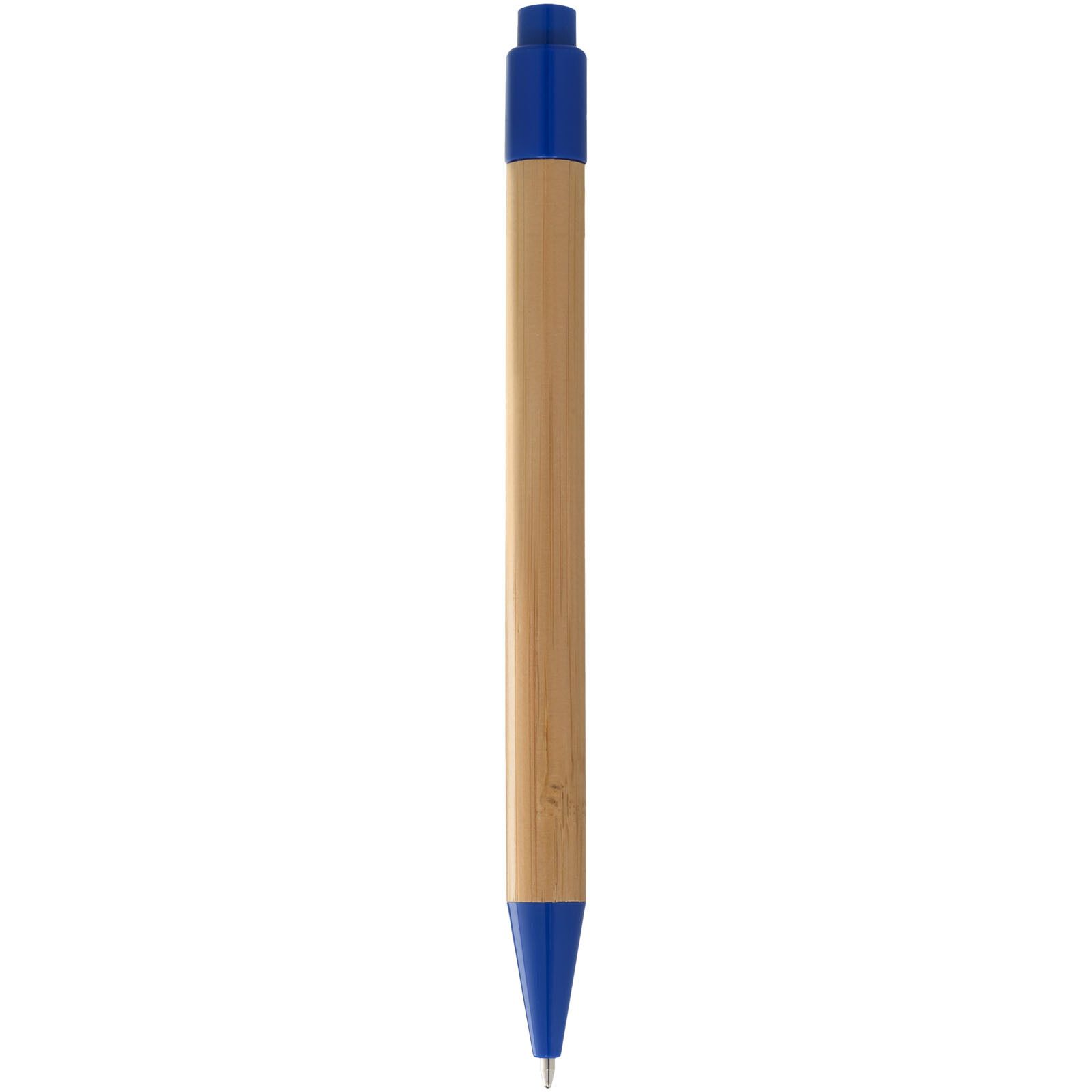 Borneo Bambus Kugelschreiber (schwarze Mine) - natur -  royalblau-934