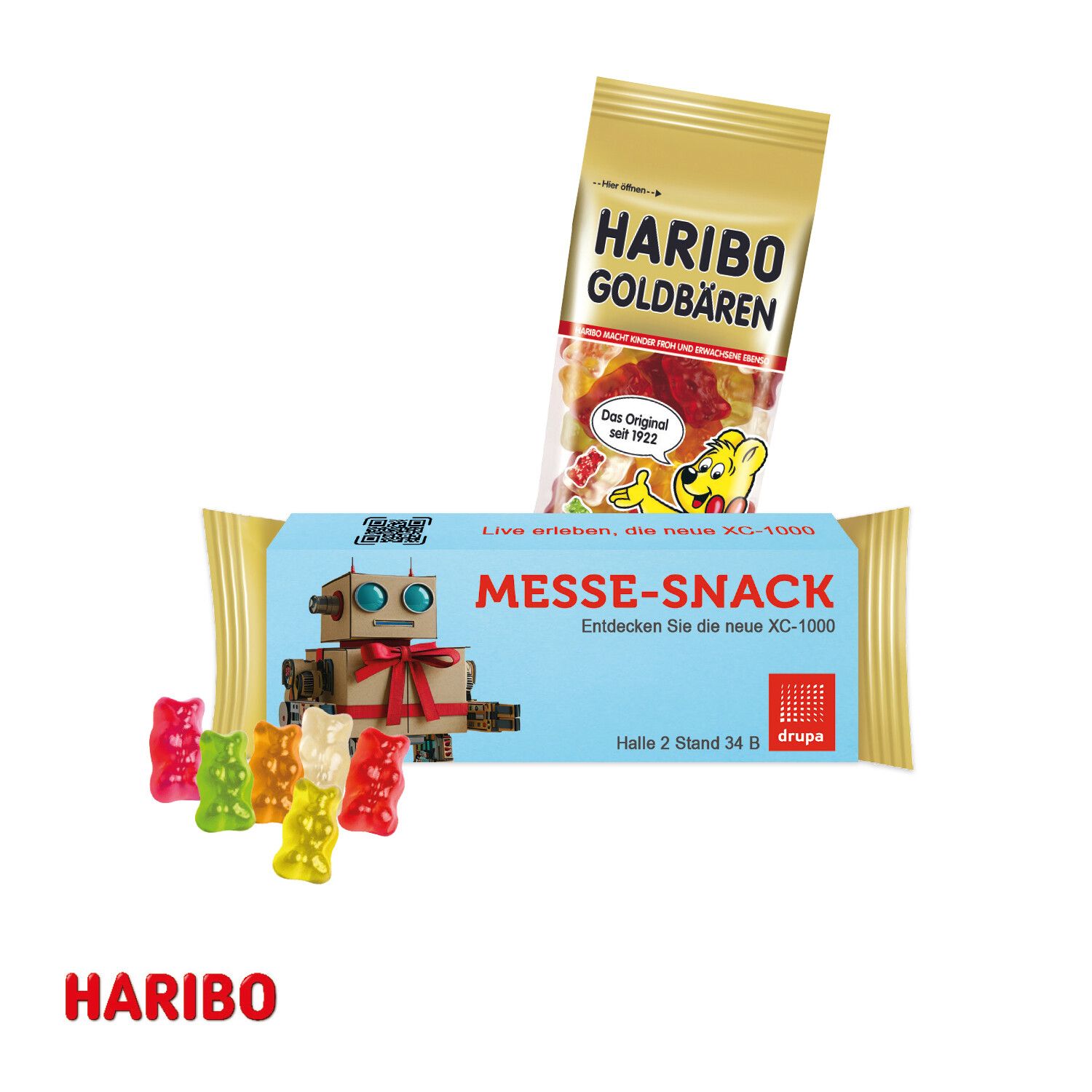 Haribo Goldbären im Werbeschuber 75g-784