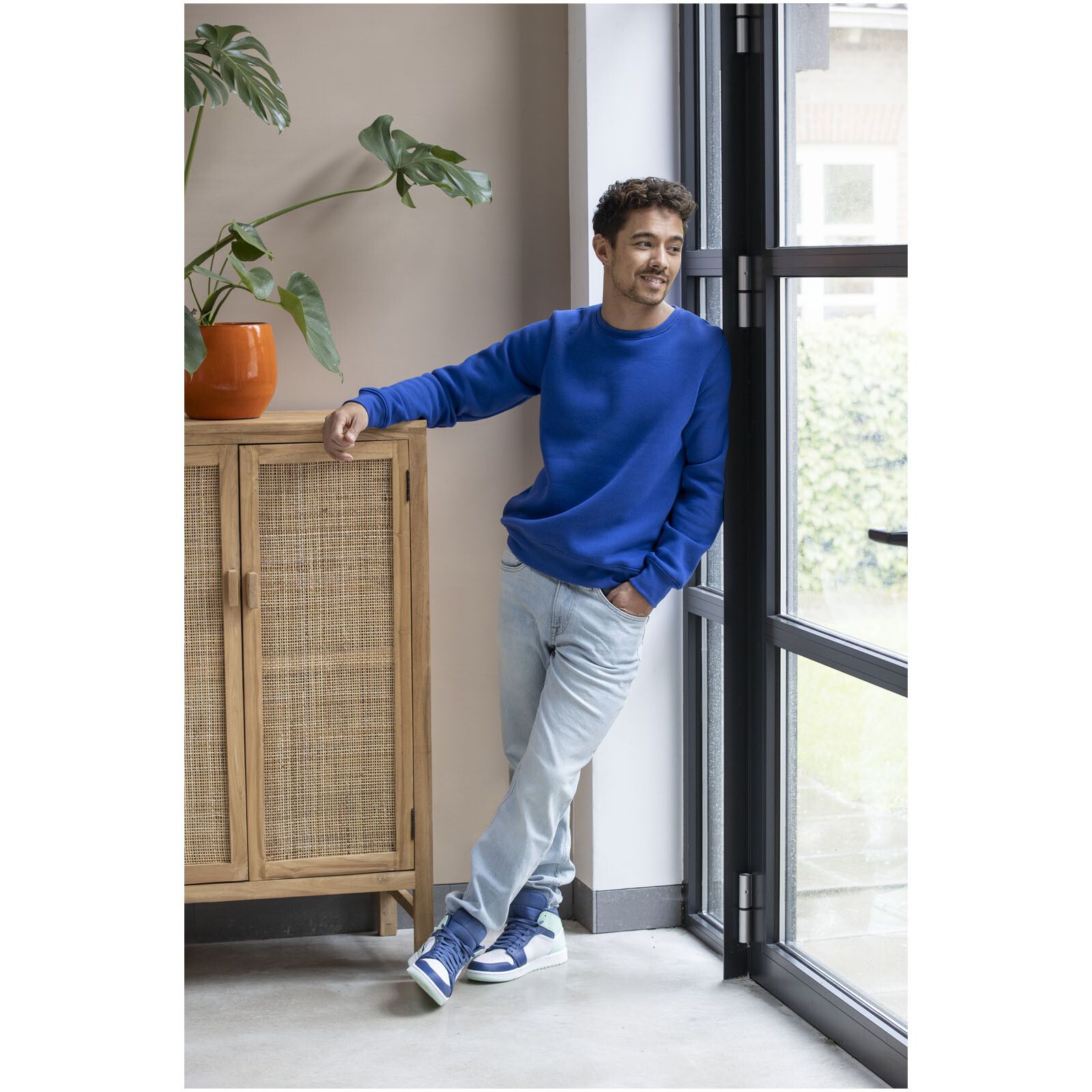 Zenon Herrenpullover mit Rundhalsausschnitt - rot - 3XL-320