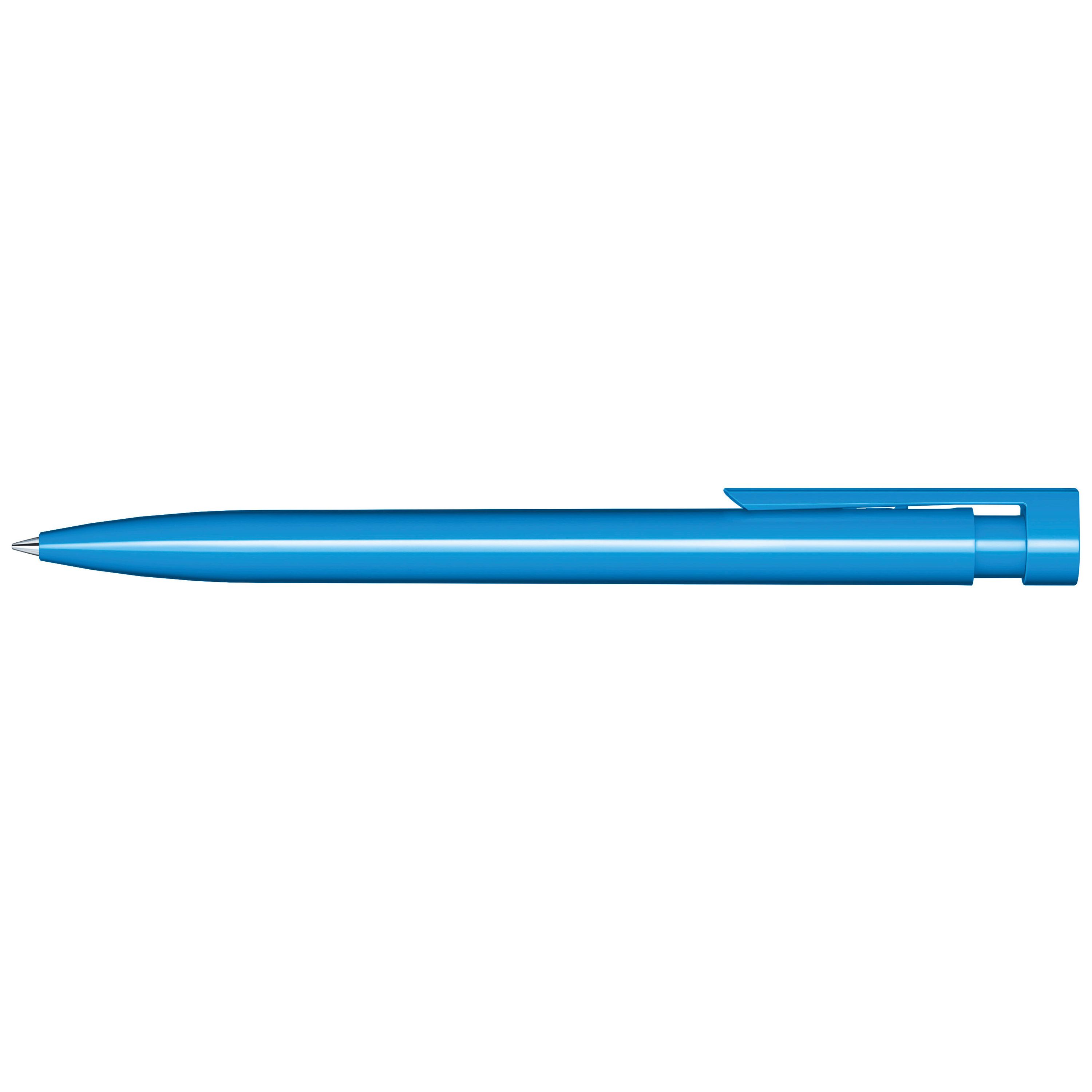 Liberty Polished Druckkugelschreiber - cyan-698