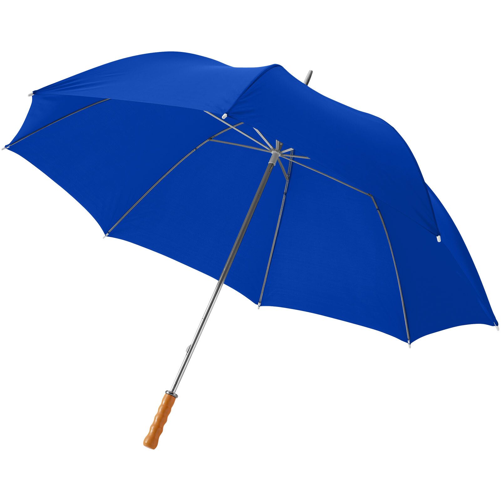 Karl 30" Golfschirm mit Holzgriff - royalblau-429