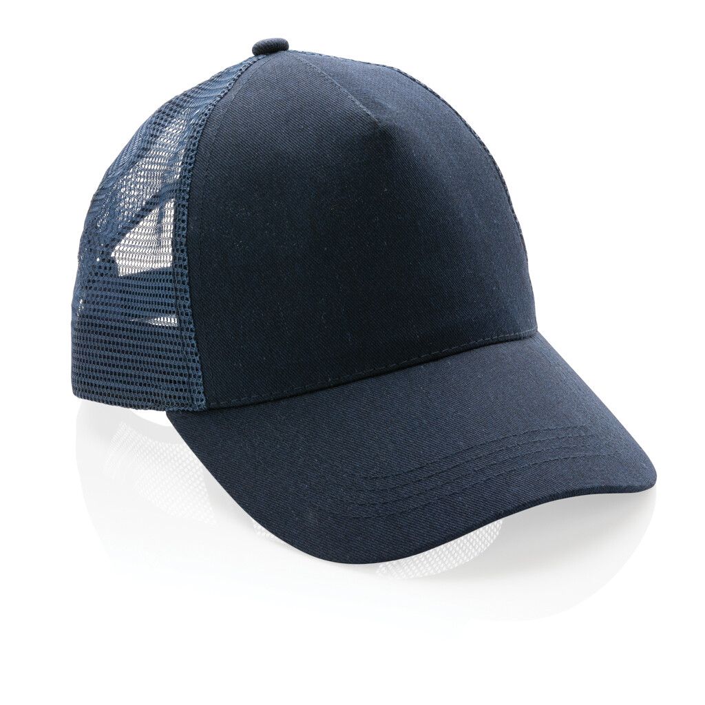 Impact AWARE™ 190gr Brushed rCotton 5 Panel Trucker-Cap - navy blau-159
