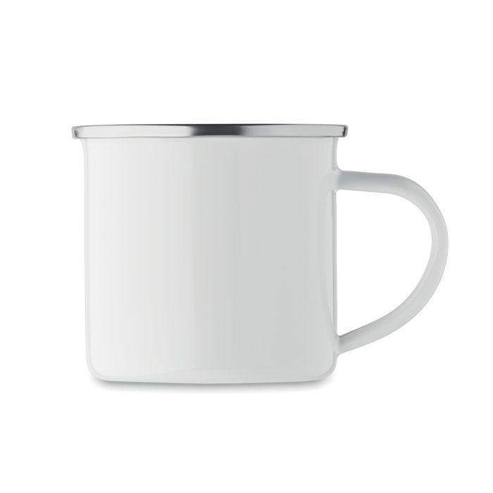 Emaille-Becher Subli 200 ml PLATEADO S - weiß-402