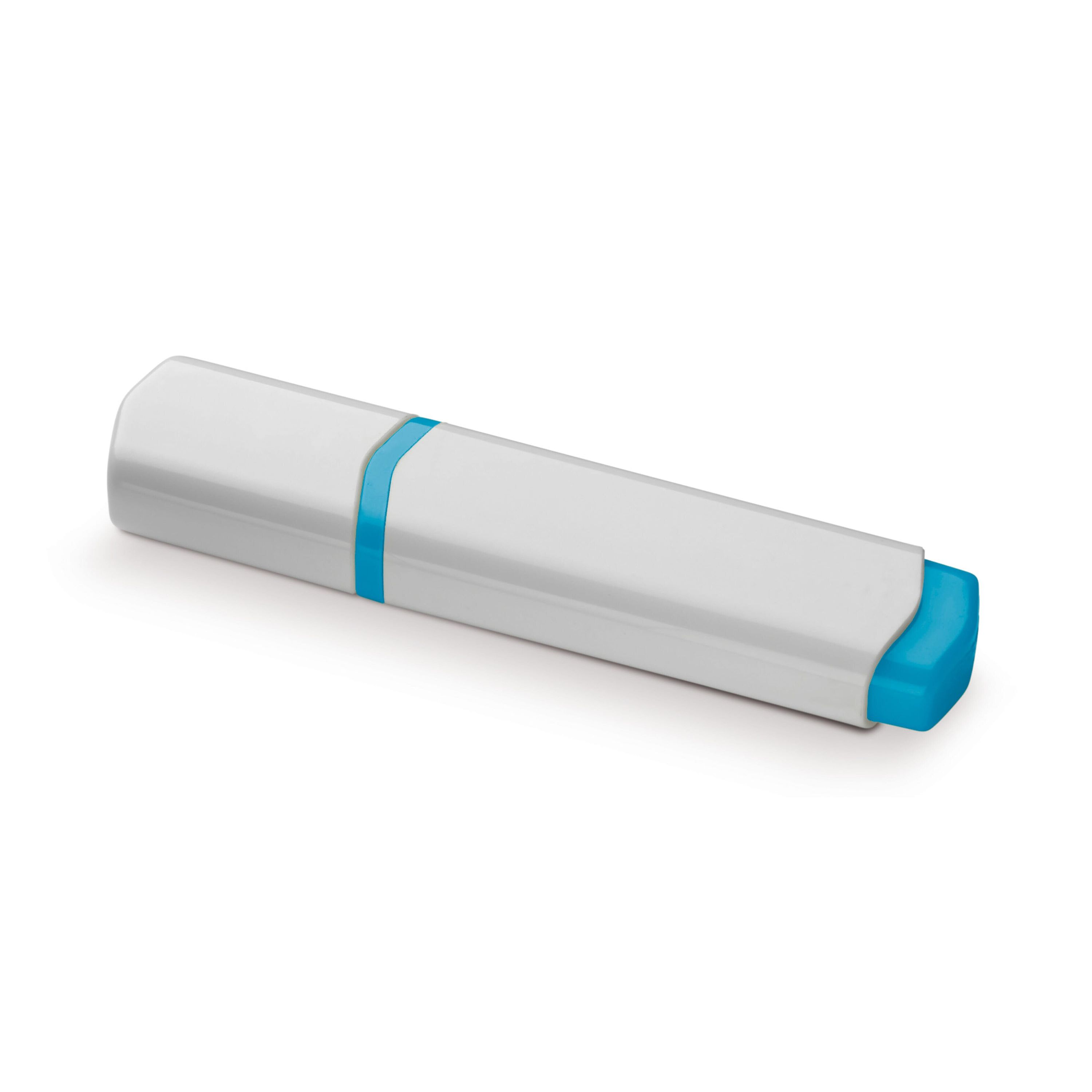 Textmarker - weiss  -  blau-973