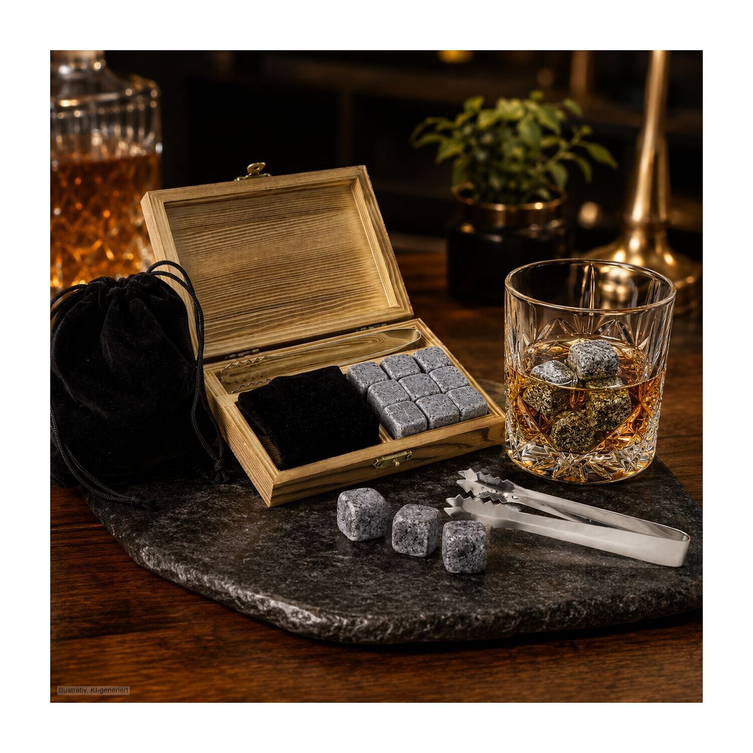 ROMINOX® Eiswürfel-Steine Granito-395