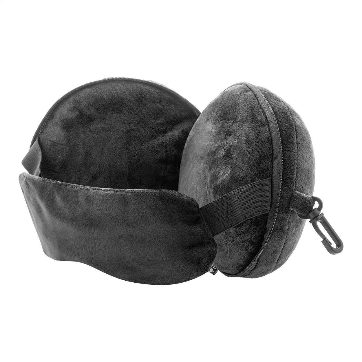 Dreamfly Reisekissen RPET - schwarz-234