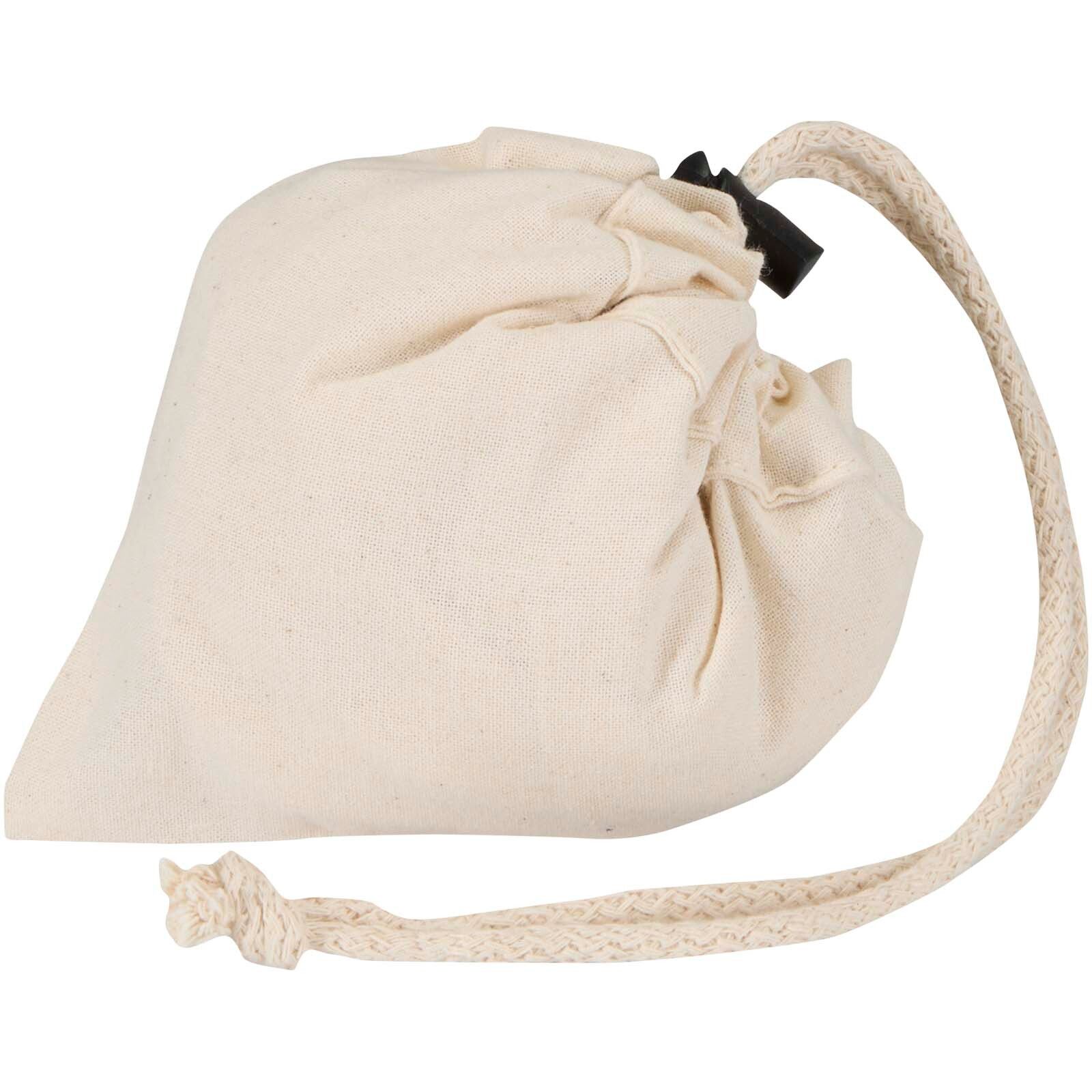 Madras Blend 140 g/m², GRS, faltbare Baumwoll Tragetasche, 7 l - natur-802
