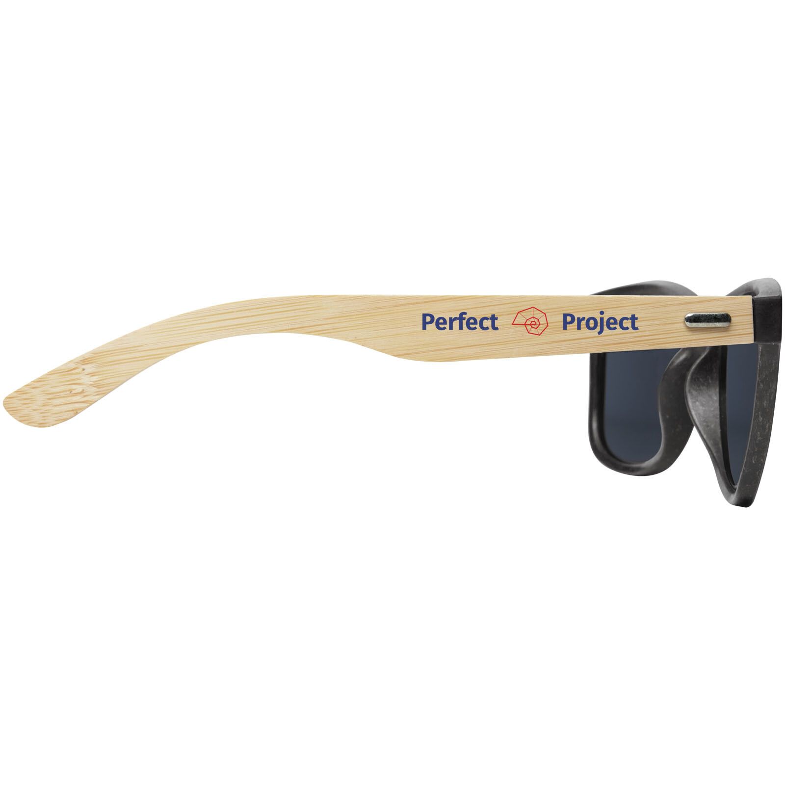 Sun Ray Bambus Sonnenbrille - schwarz-165