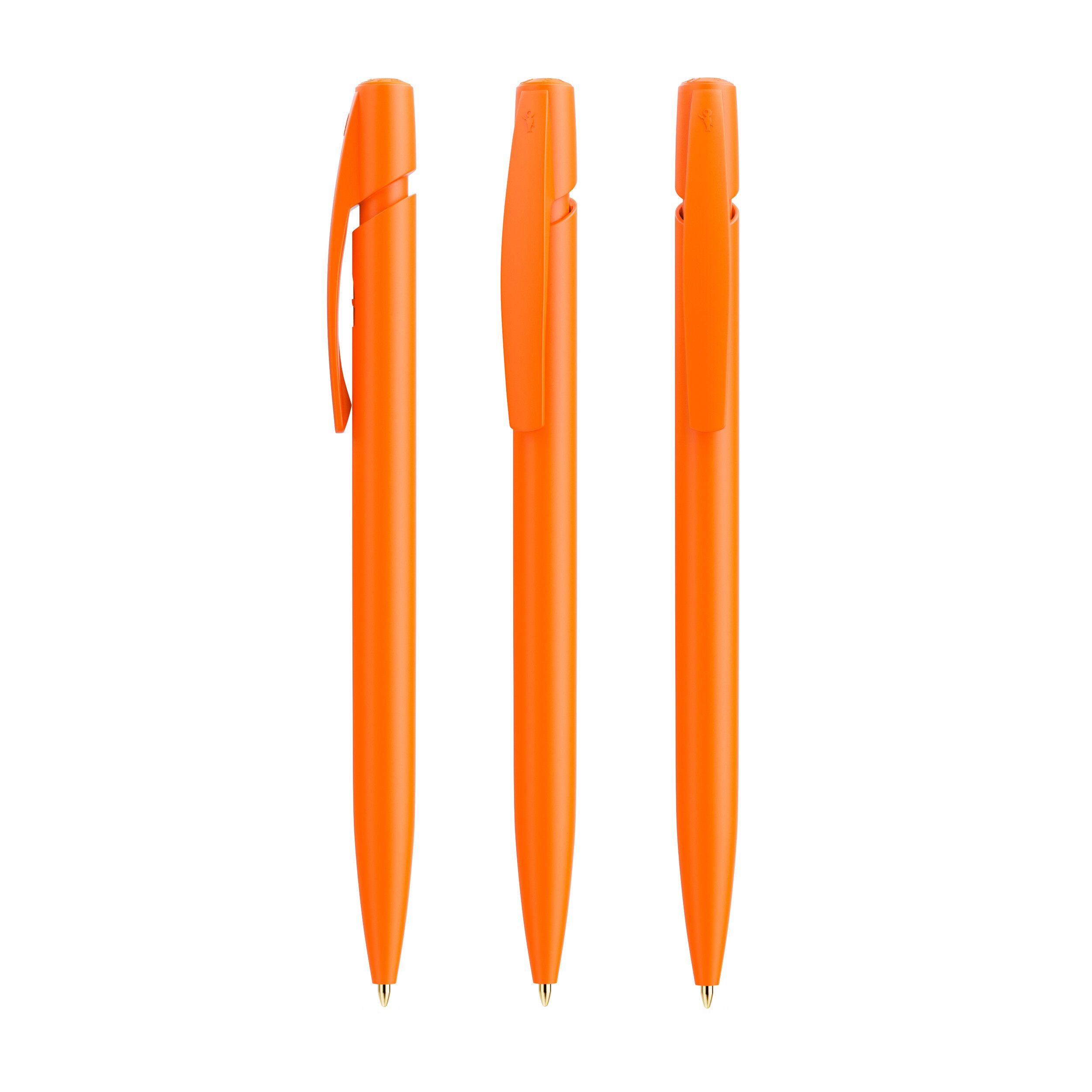 BIC® Media Clic Kugelschreiber, Mine schwarz - orange-363