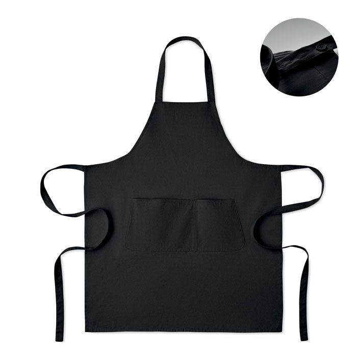 Küchenschürze Organic Cotton GAMMA - schwarz-420