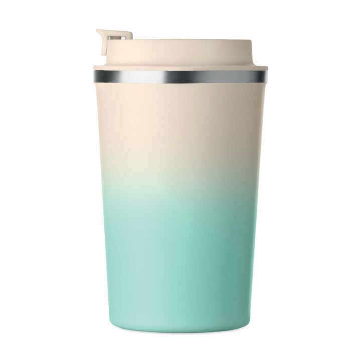 Doppelwandiger Becher 350 ml BRACE GRADIENT - mintgrün-908