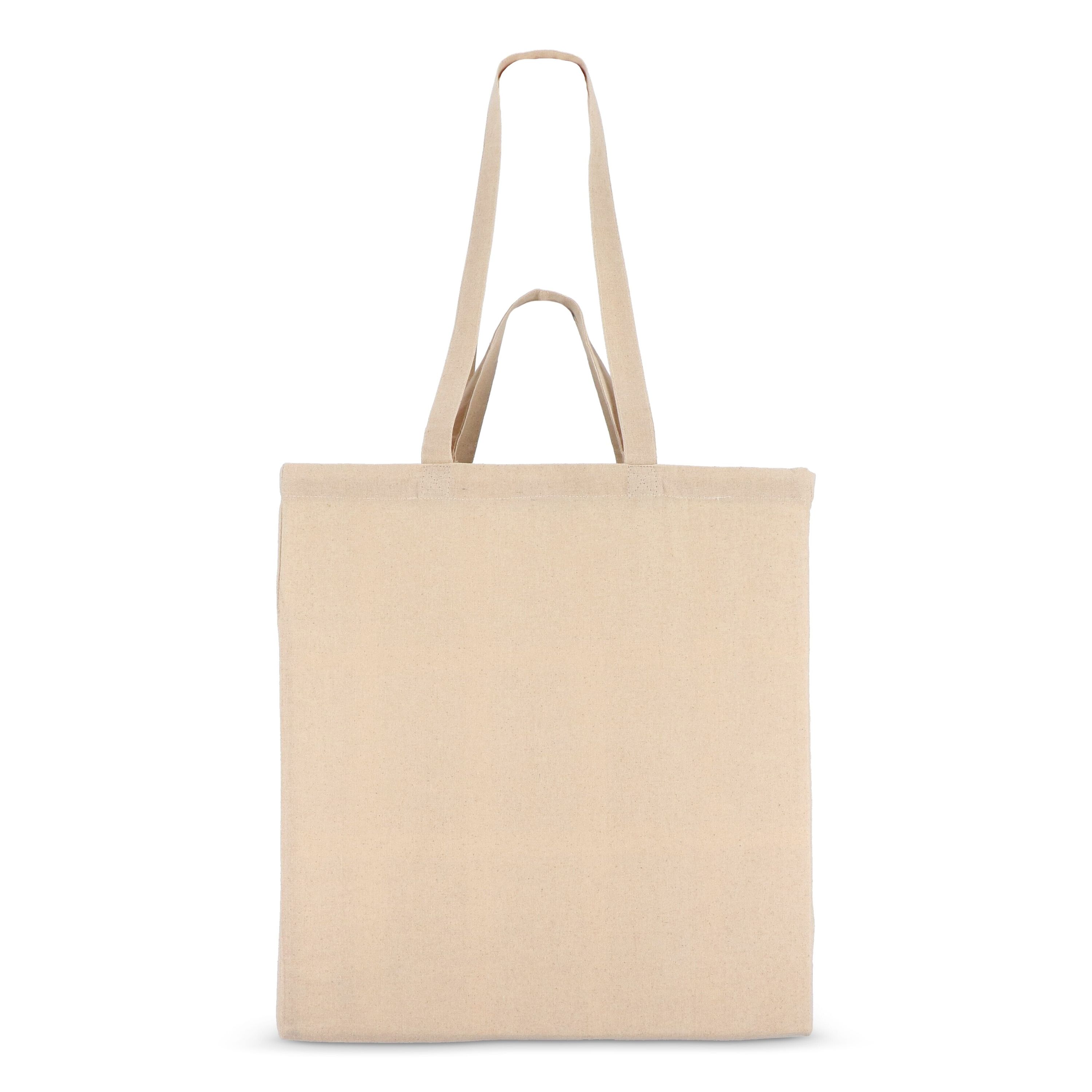 Tragetasche aus Baumwolle OEKO-TEX® 38 x 10 x 42cm 140g/m² - natur-675