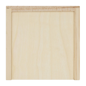 Veredelungsposition mittig auf dem Holzdeckel