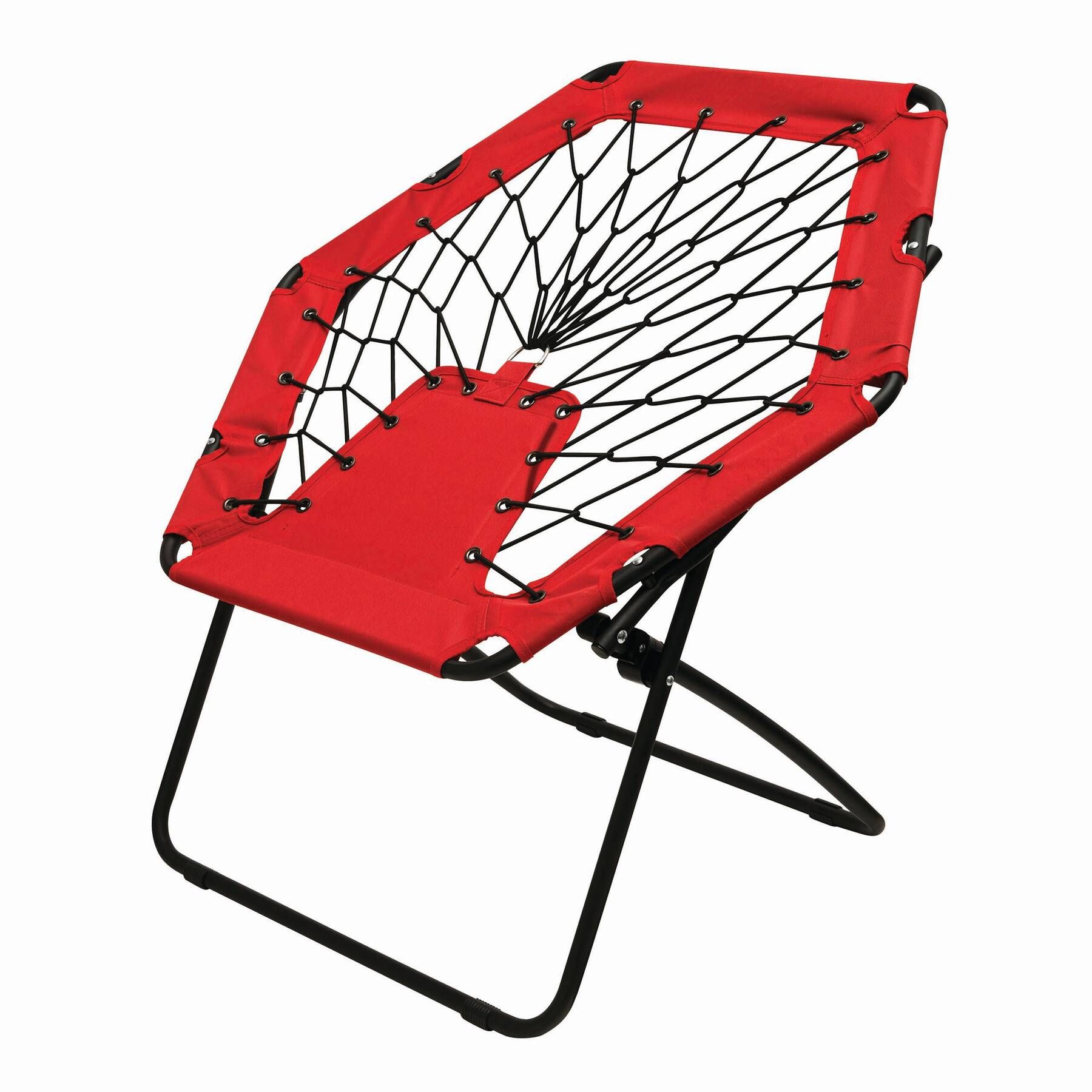 Bungee Stuhl CHILL OUT - rot - schwarz-85