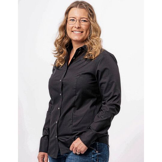Women´s Blouse Comfort Fit Long Sleeve - anthracite-400