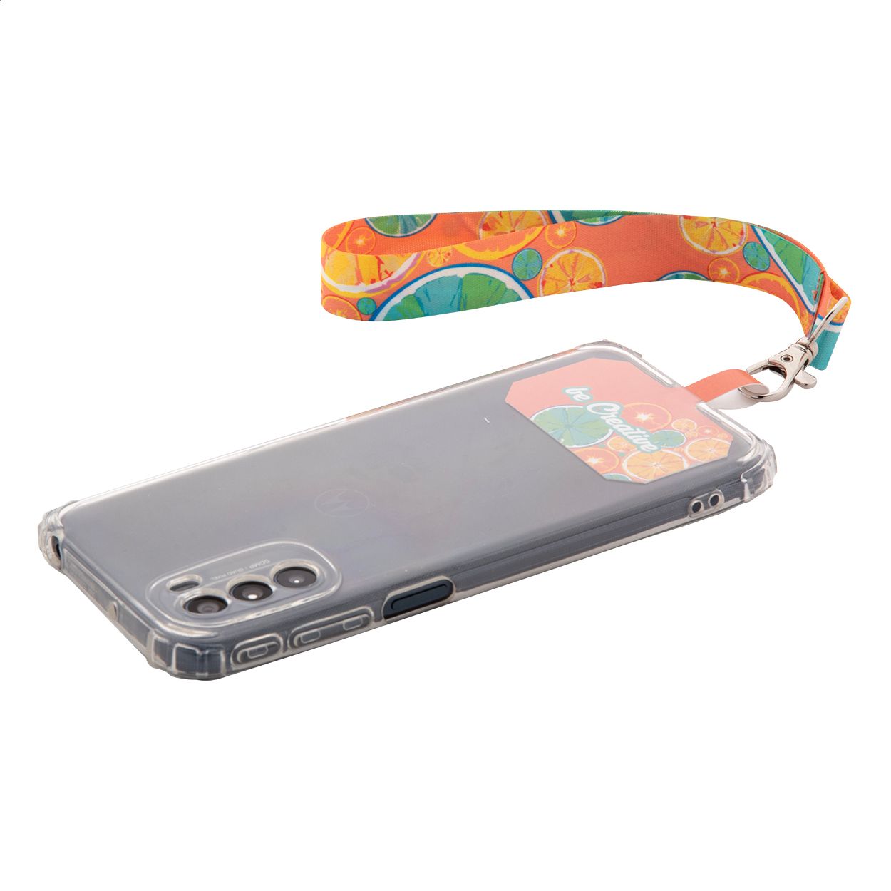SuboFob Mobile RPET Individuelles RPET Handyhalter-Handgelenkschlaufe - weiß-210