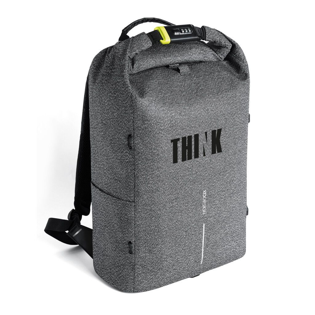 Urban schnitthemmender Anti-Diebstahl-Rucksack - grau-900