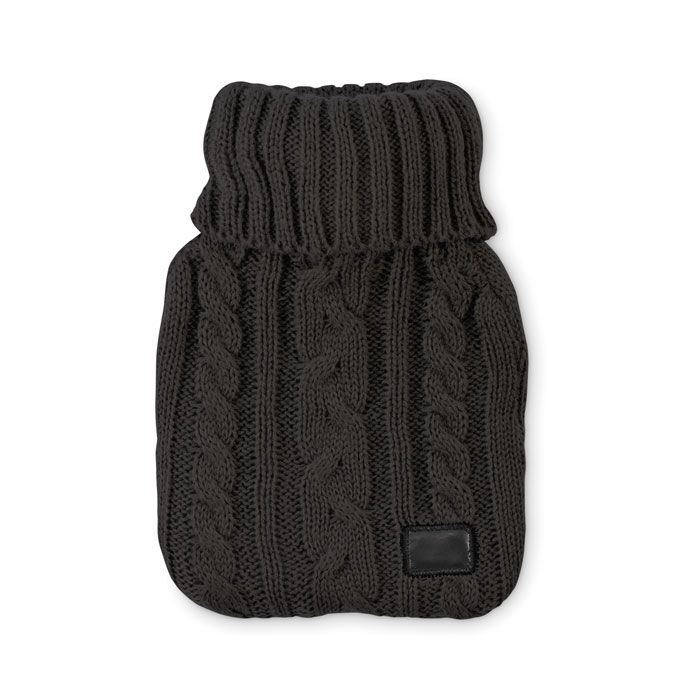 Wärmflasche 400ml TOASTY - schwarz-774