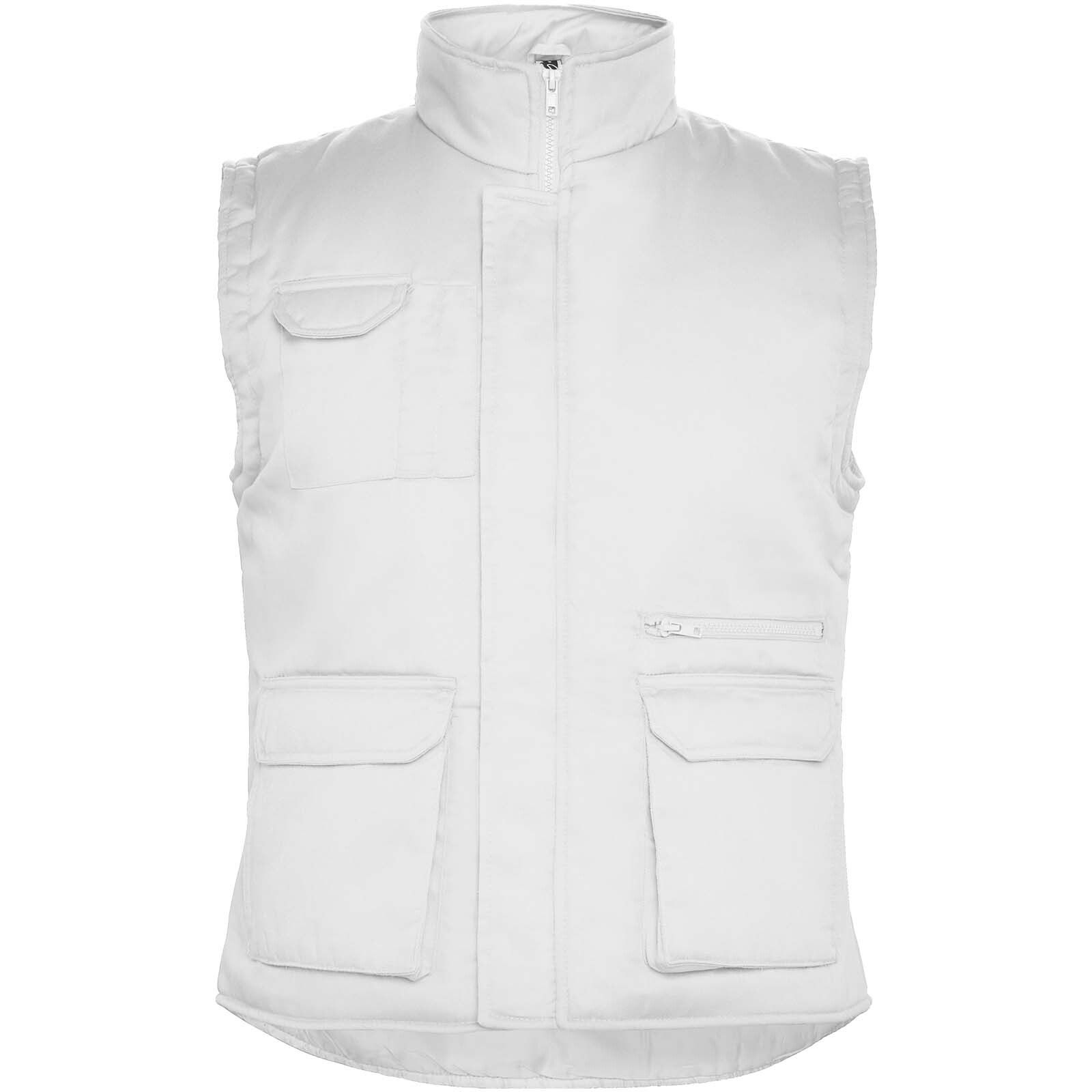 Almanzor Vielseitige Thermo Arbeitsweste mit hohem Kragen - weiss-525