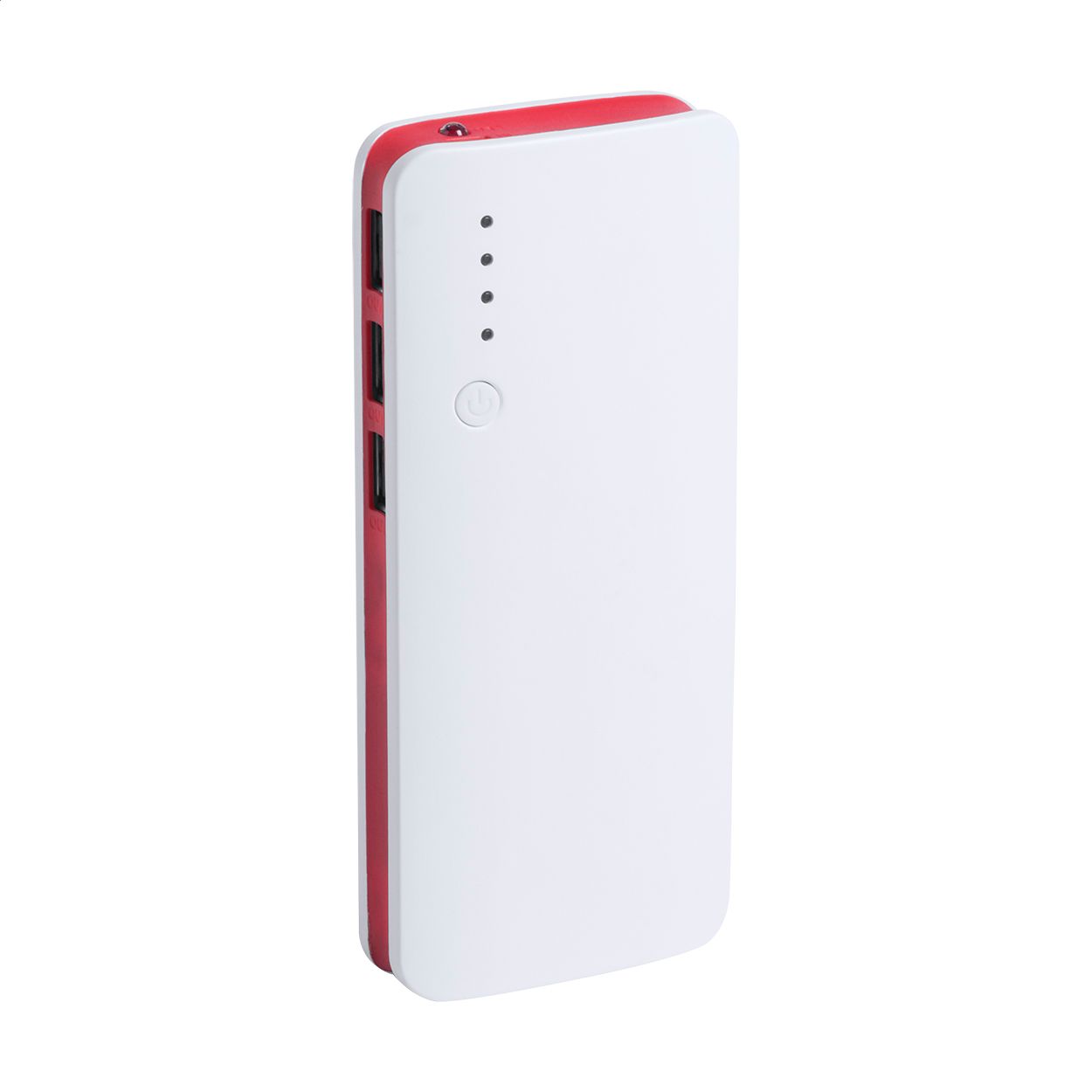 Powerbank Kaprin - rot - weiß-366