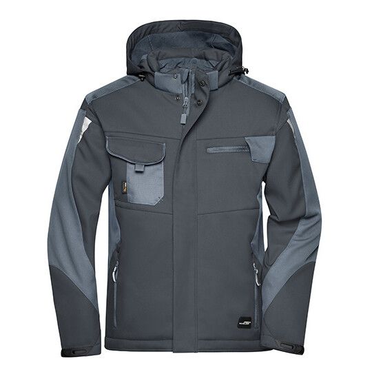 Craftsmen Softshell Jacket -STRONG- - black - carbon-123