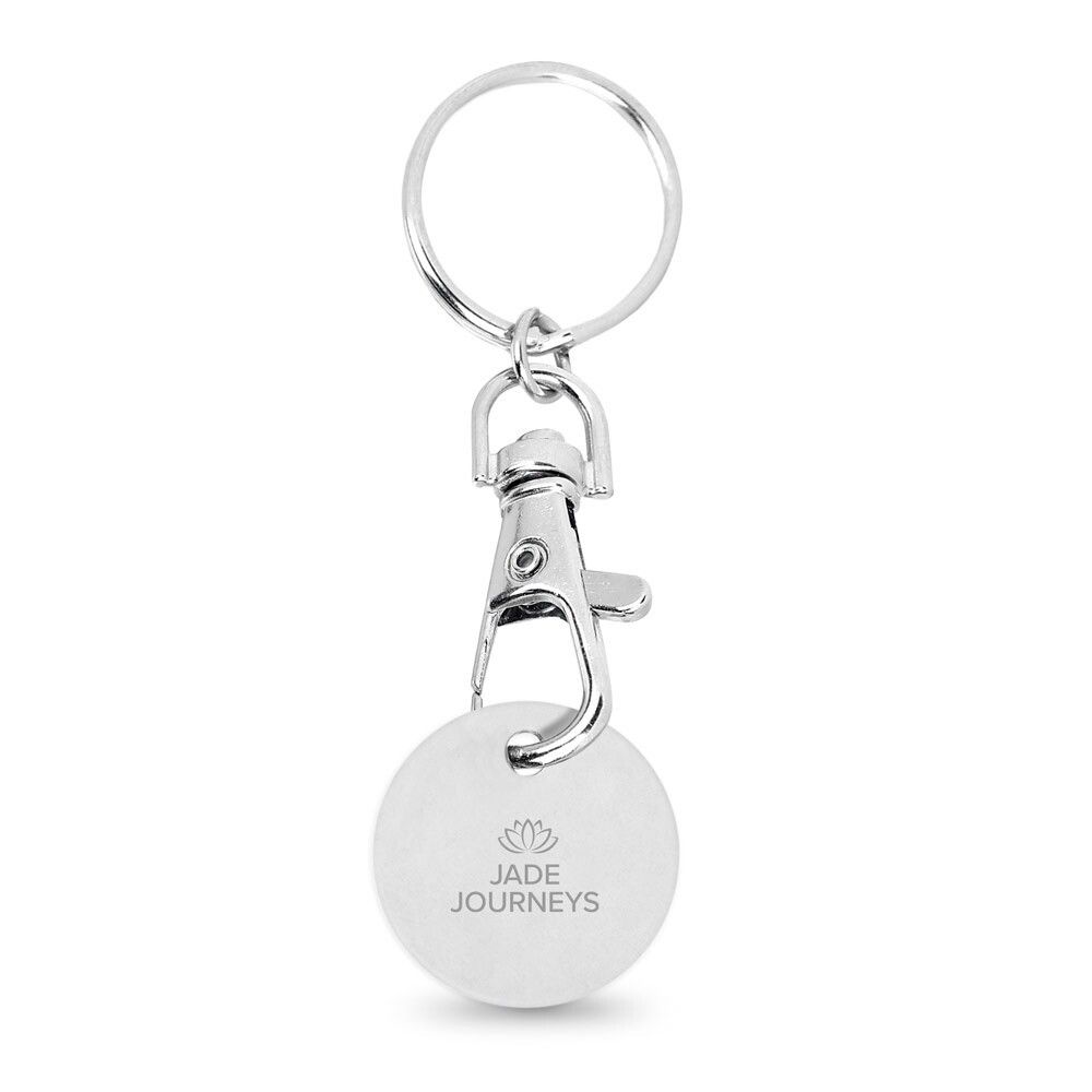 FIDO Schlüsselanhänger aus Metall - silber-132