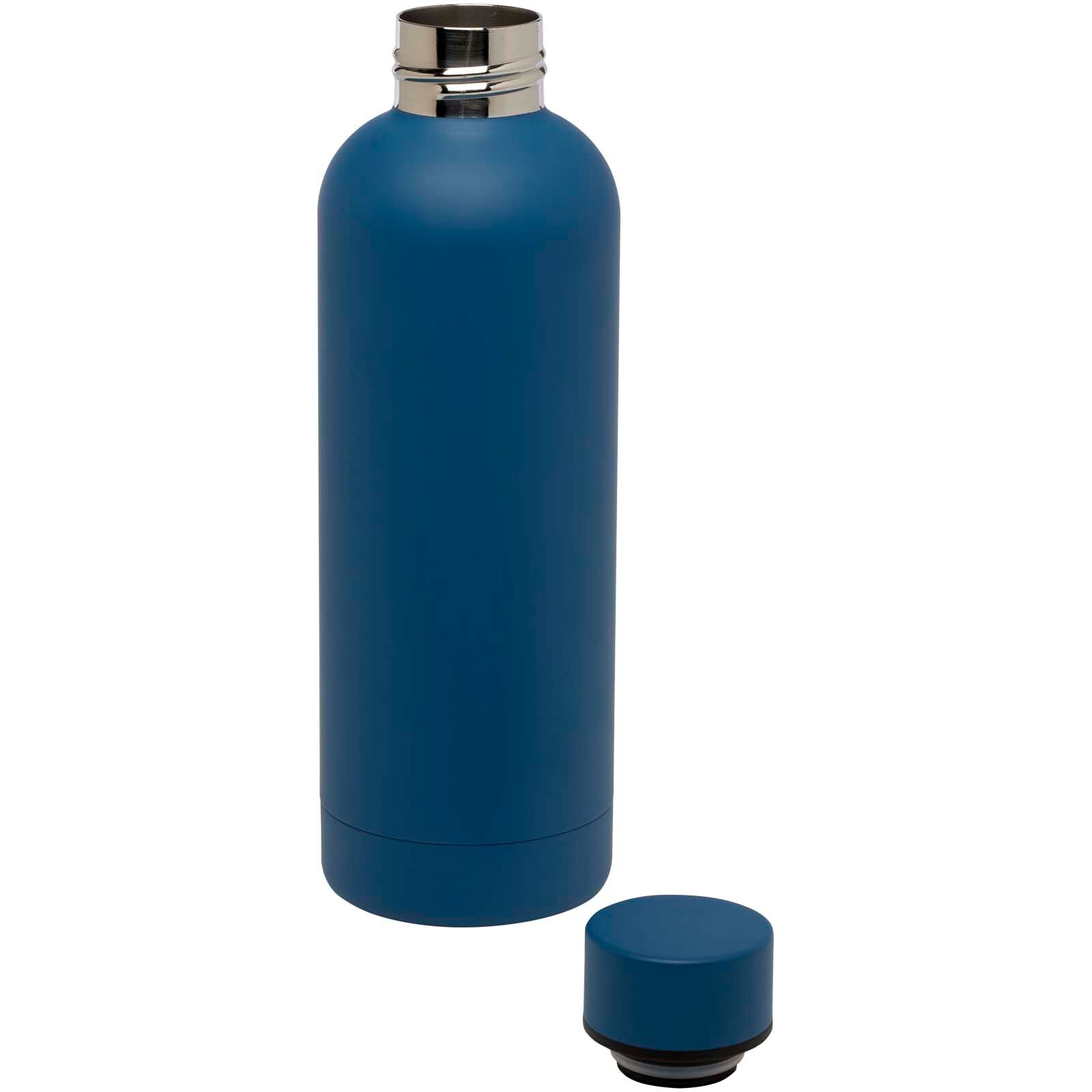 Spring 500 ml RCS-zertifizierte Kupfer-Vakuum Isolierflasche aus recyceltem Edelstahl - ozeanblau-222