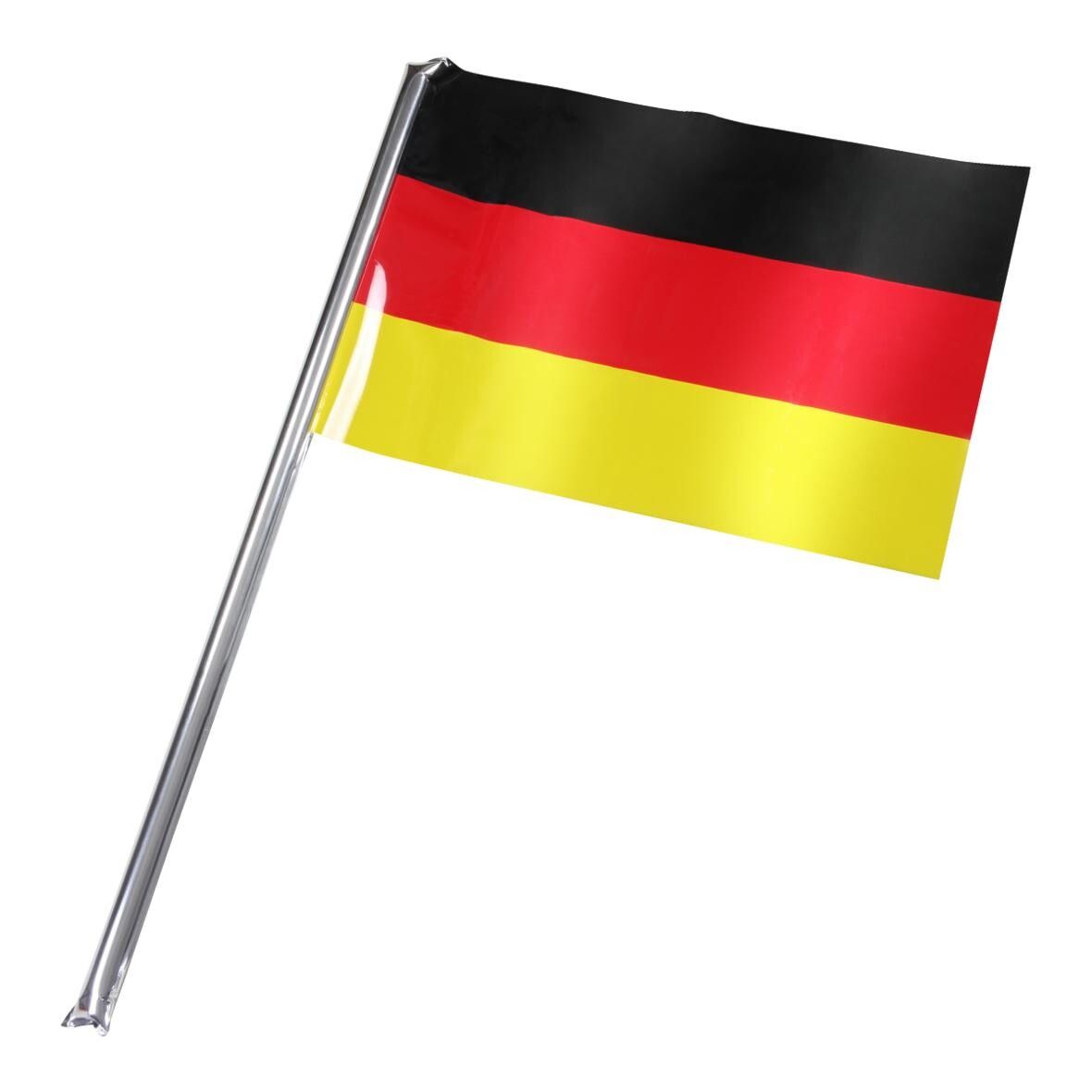 Fahne, selbstaufblasend Deutschland, klein - Deutschland-Farben-740