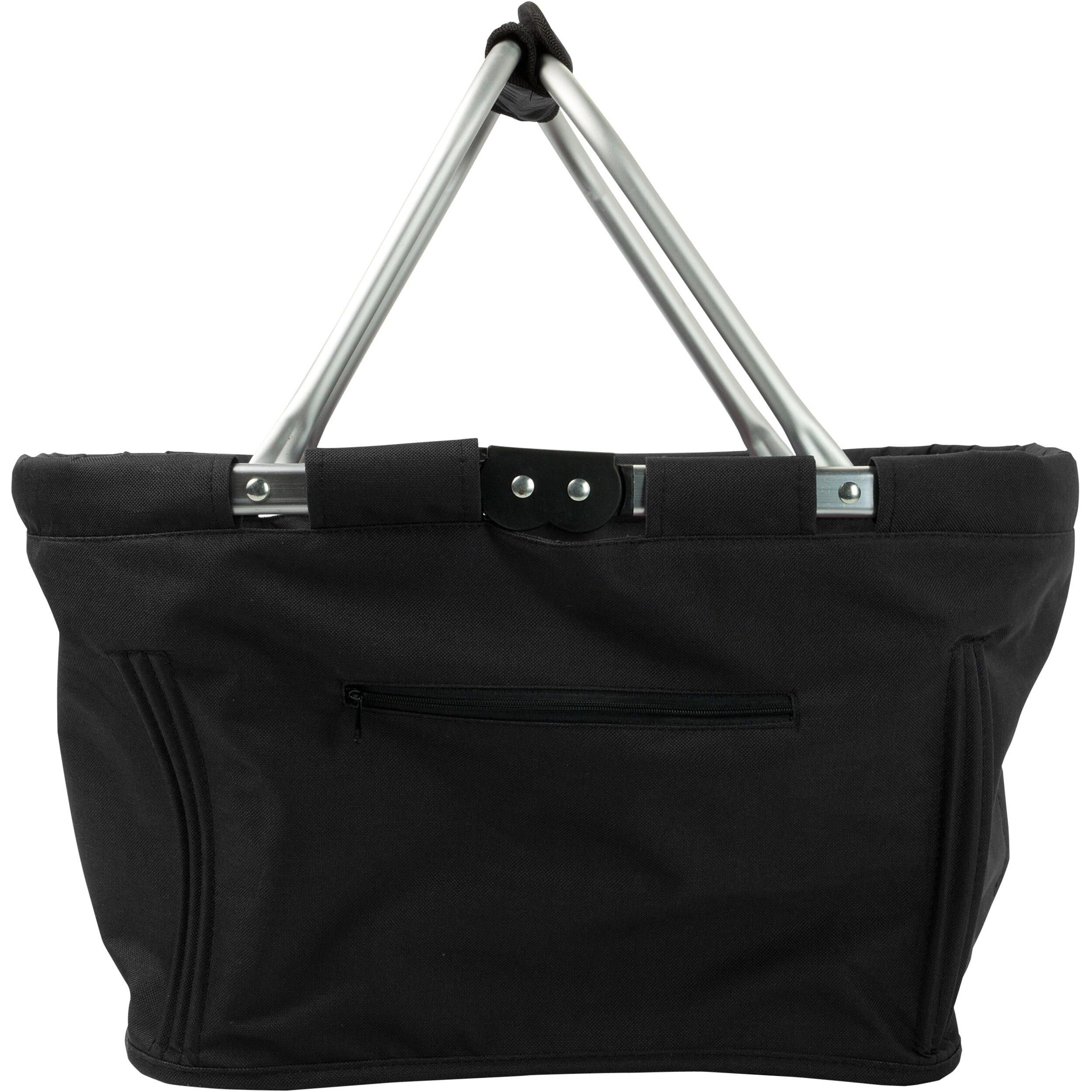 Einkaufskorb aus Polyester Nadine - schwarz-991