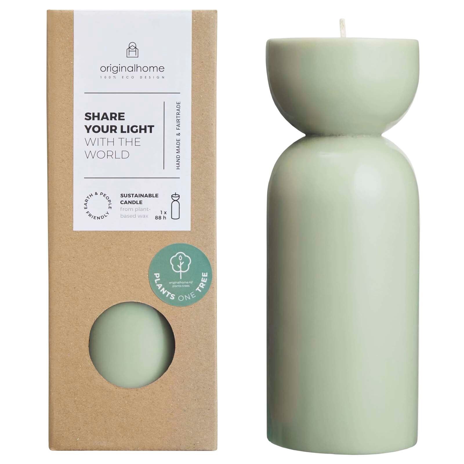 Originalhome Bio-Kerze – Medium - heather grün-883