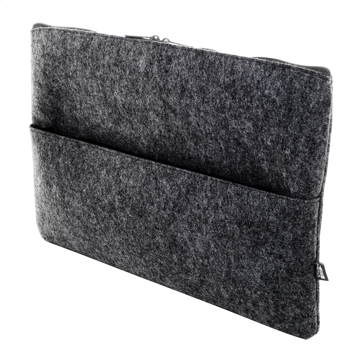 Refelt Comp RPET-Filz-Laptoptasche - dunkelgrau-839