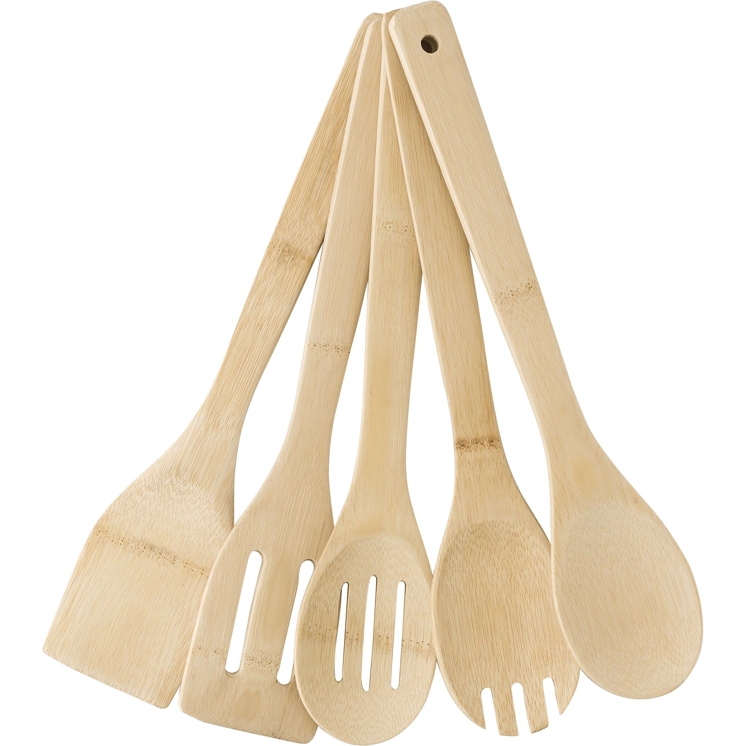 Besteck-Set aus Bambus Benny - braun-785