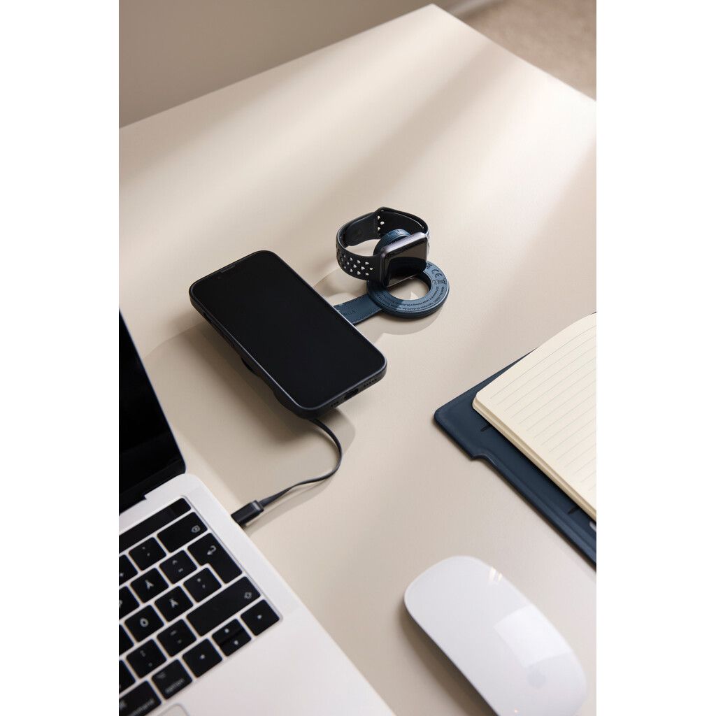 VINGA Baltimore 2-in-1 kabelloser 15W RCS Travel Charger - navy blau-77