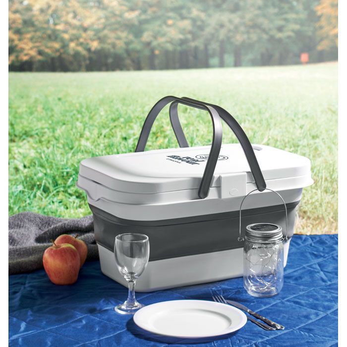 Picknickkorb Silikon CESTA - weiß-45