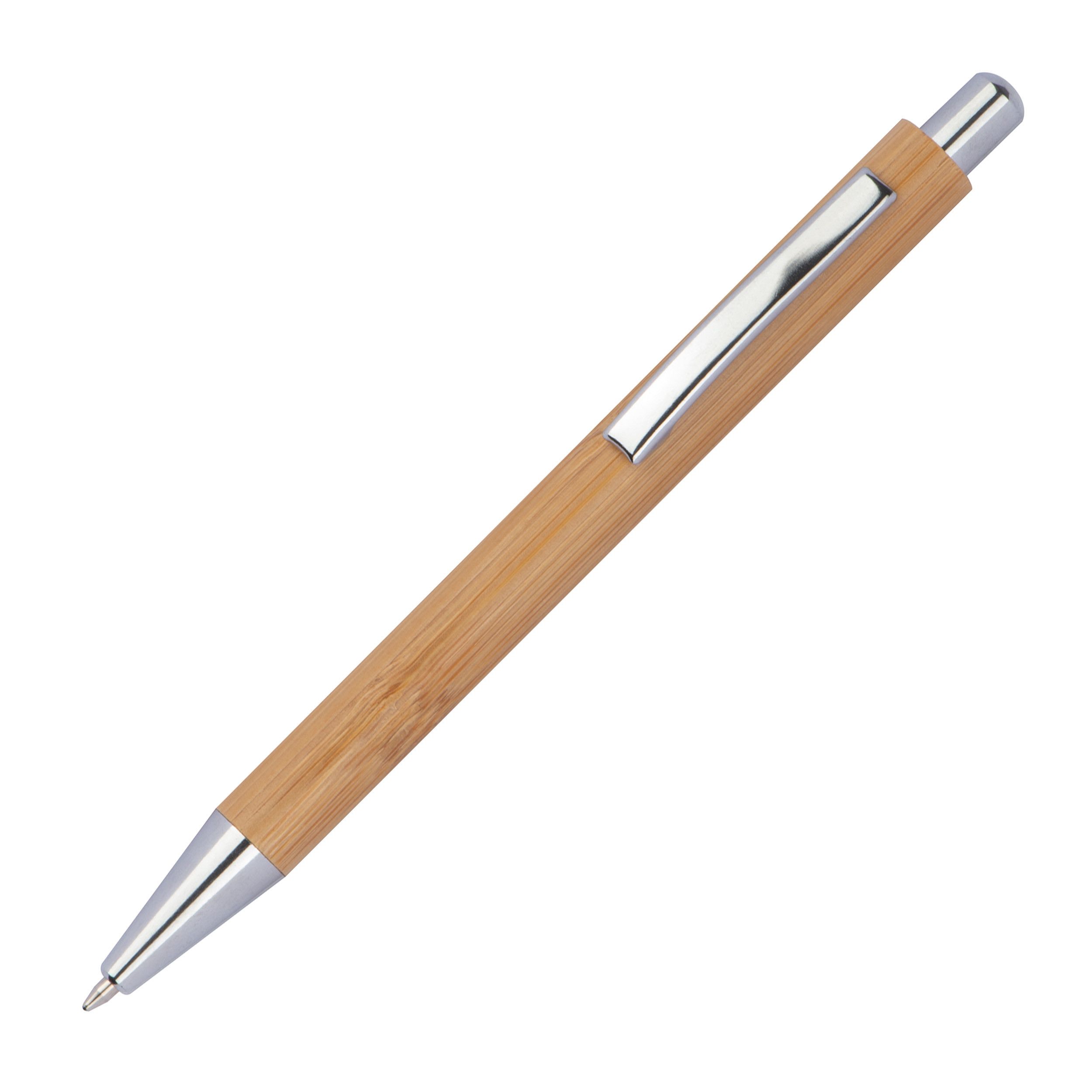 Schreibset aus Bambus - beige-180