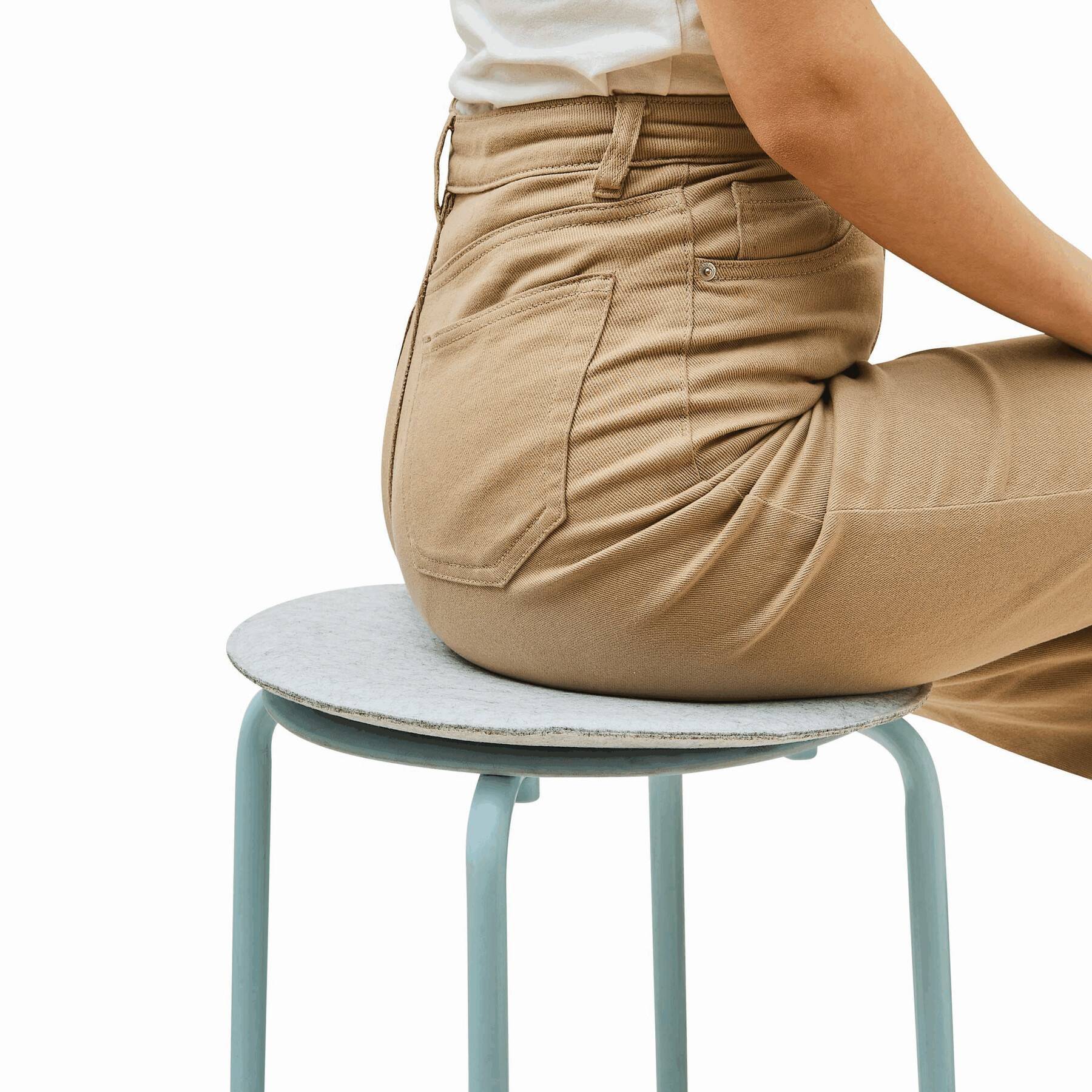 Bequemes Filz-Sitzkissen SIT DOWN - grau-272
